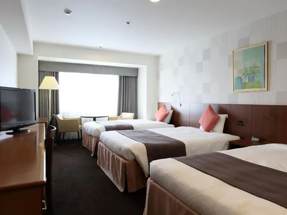 Bed in Loisir Hotel Toyohashi Bed in Loisir Hotel Toyohashi