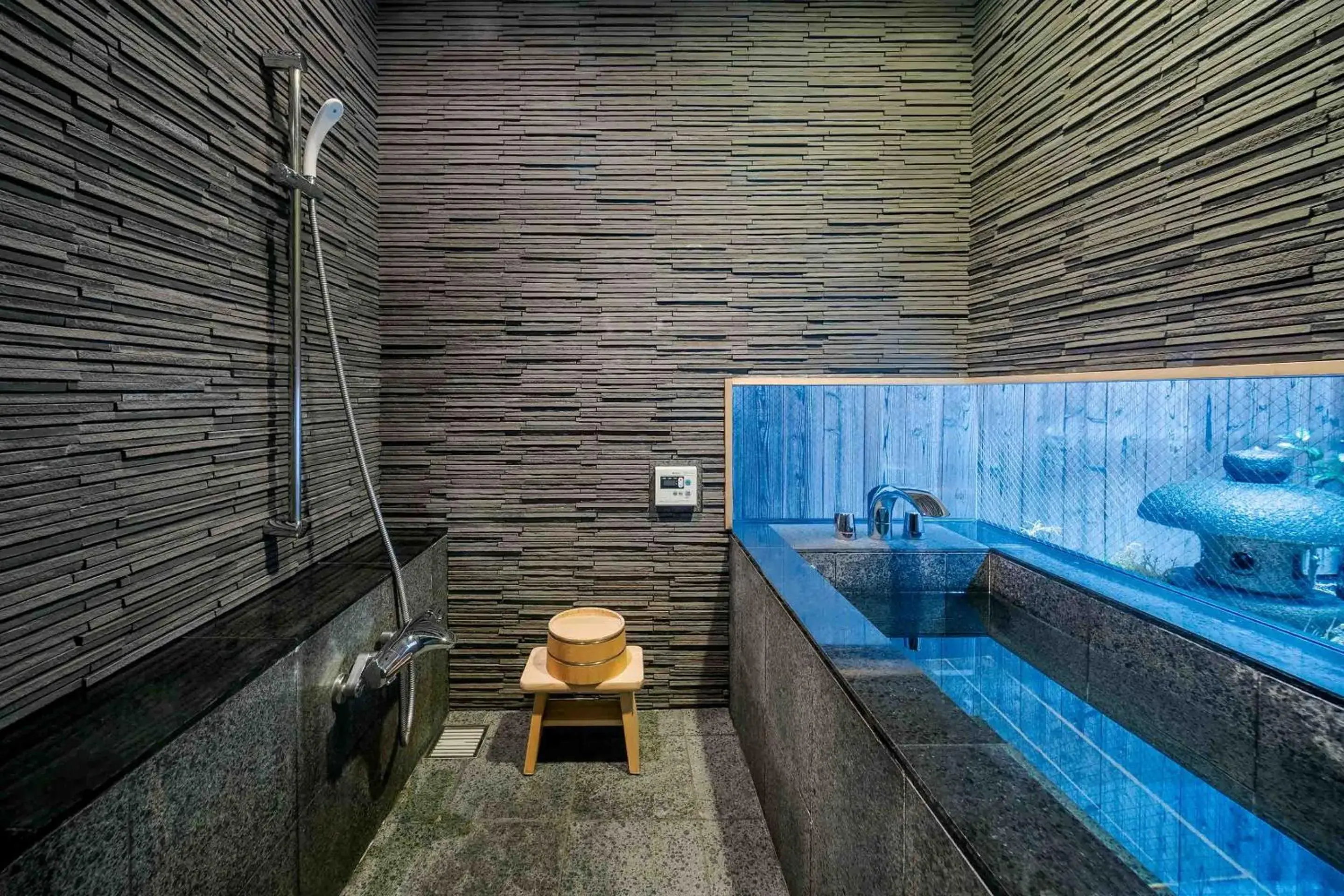 Bathroom in Shobu an Machiya House Bathroom in Shobu an Machiya House