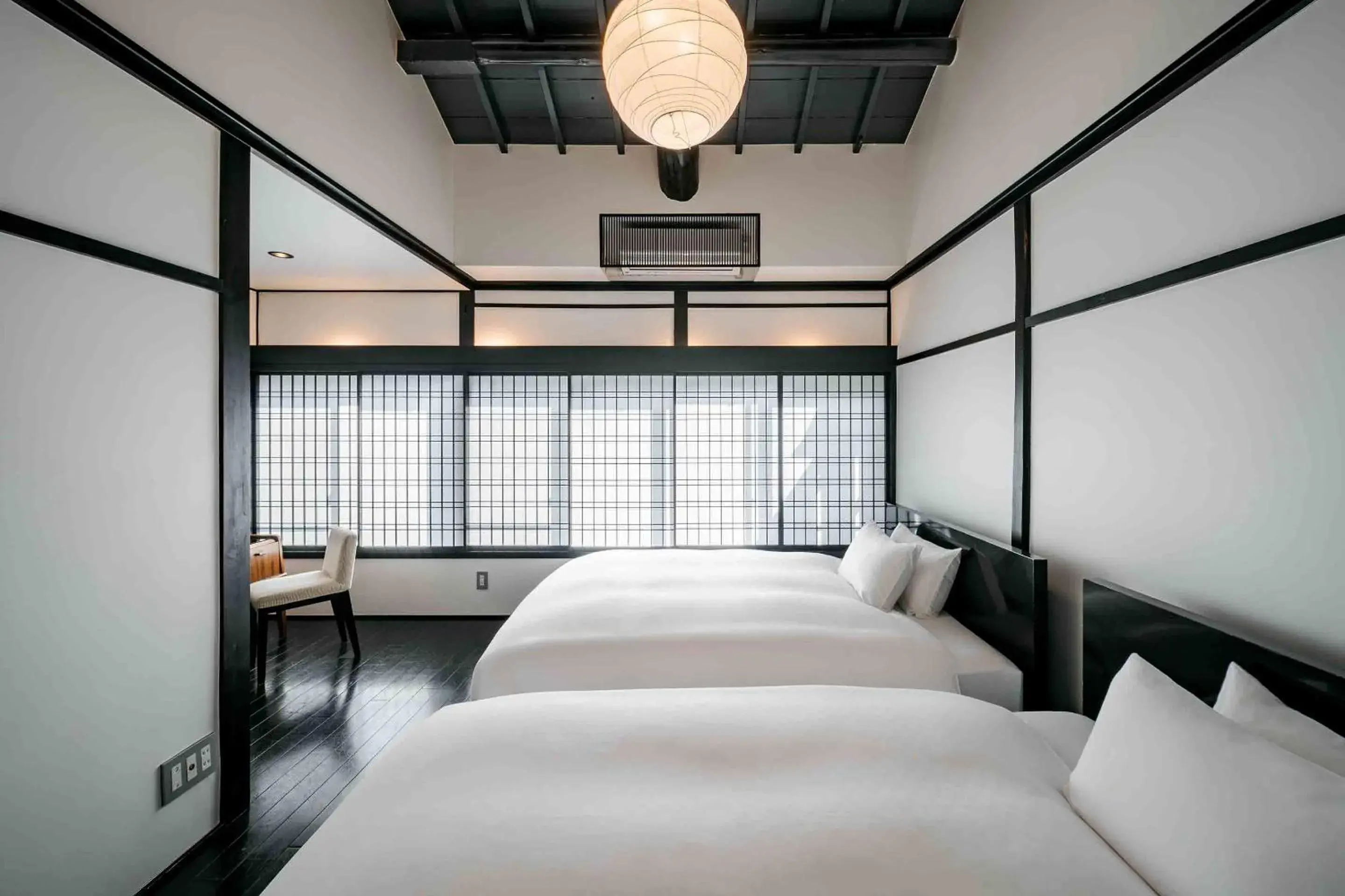 Bedroom, Bed in Shobu an Machiya House Bedroom, Bed in Shobu an Machiya House