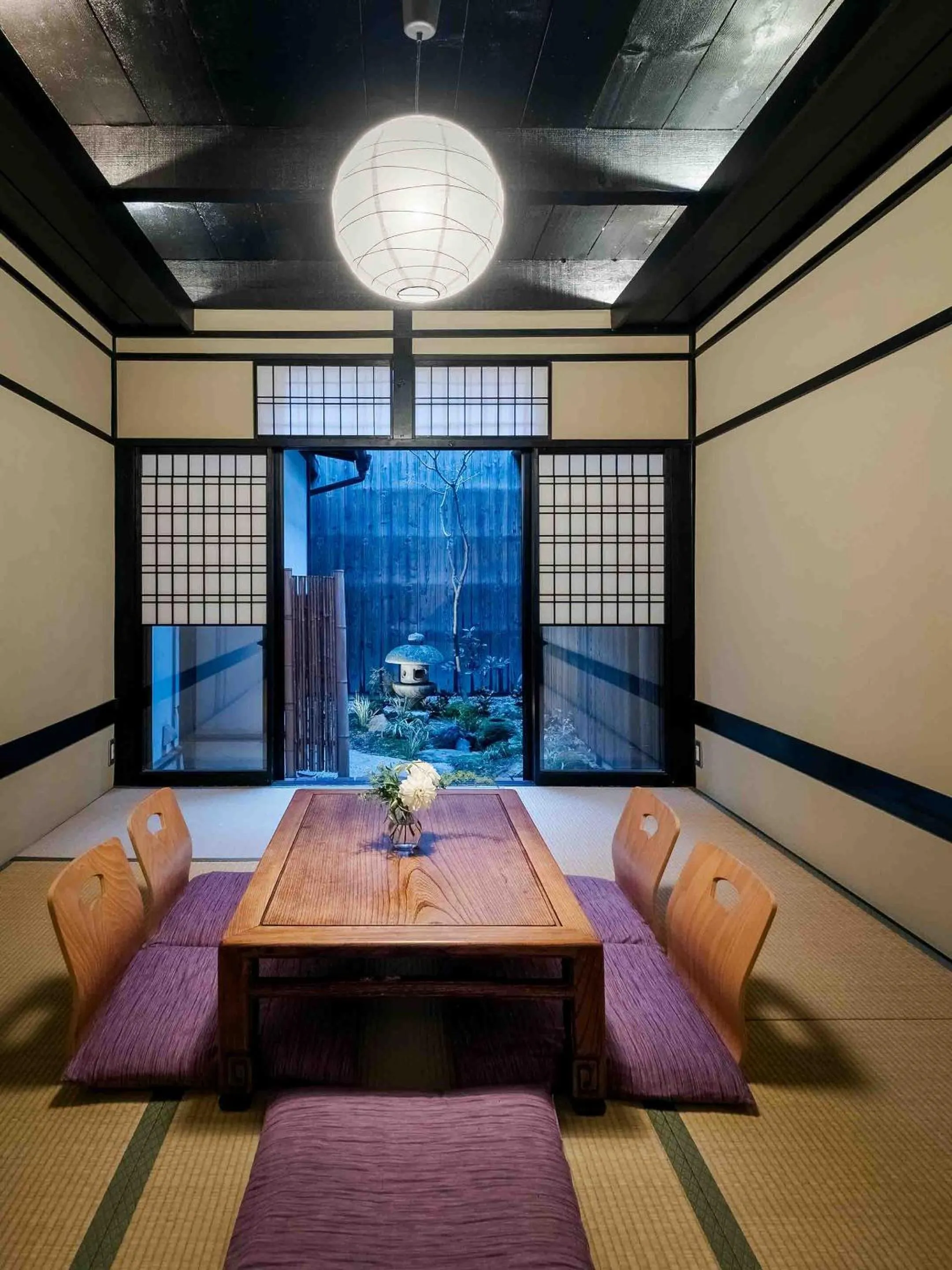 Living room in Shobu an Machiya House