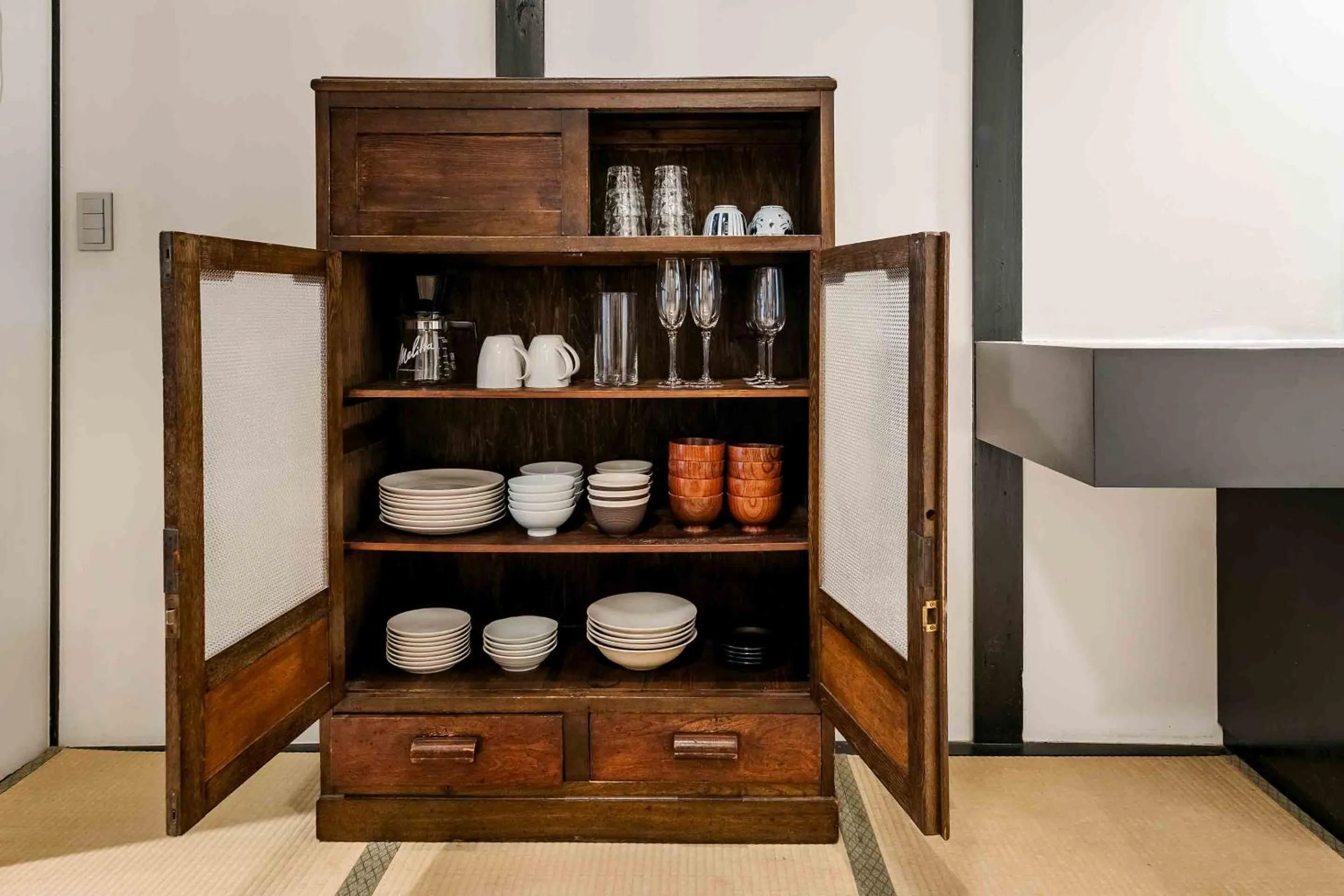 kitchen in Shobu an Machiya House