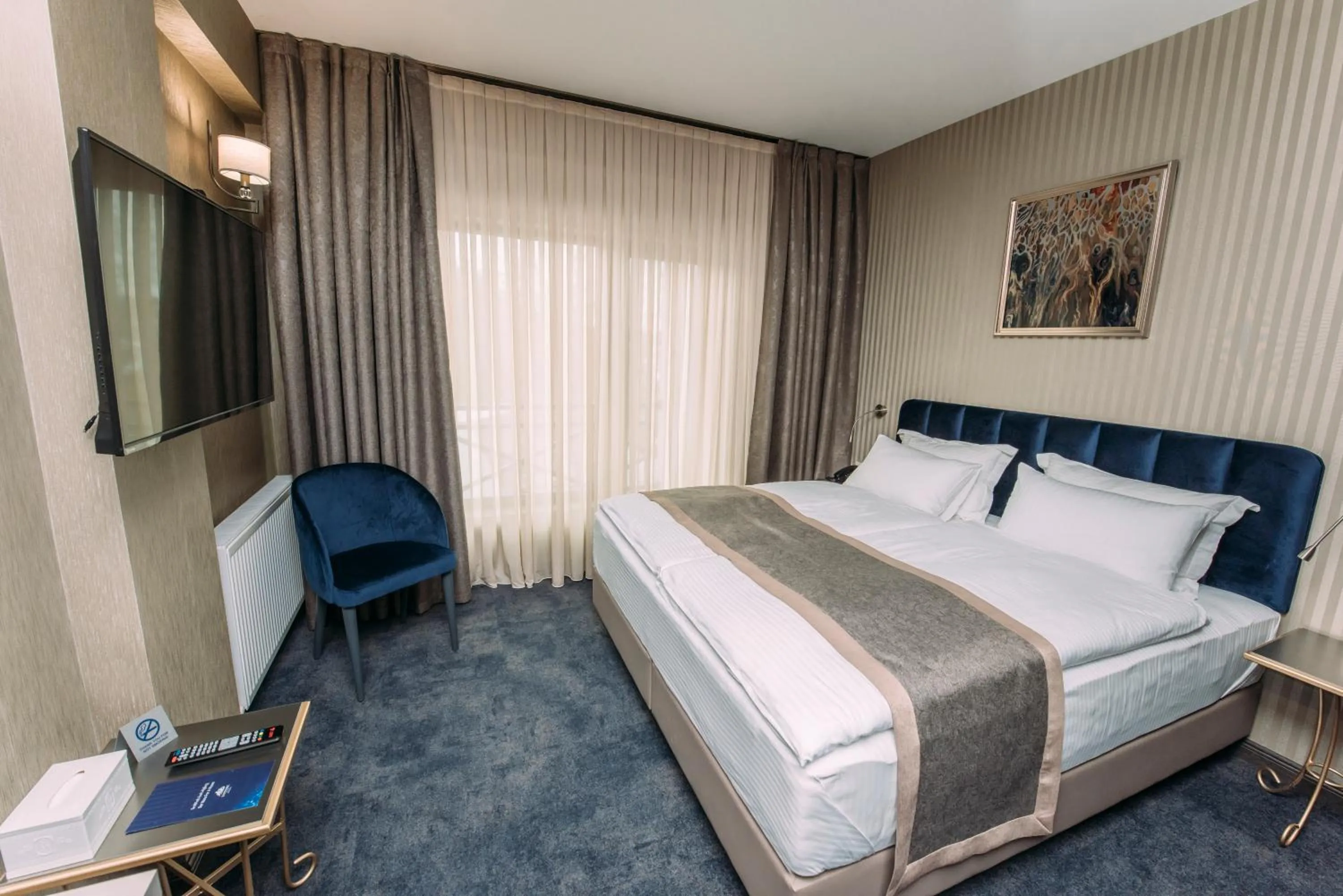 Bed in Hotel Sapphire Bakuriani