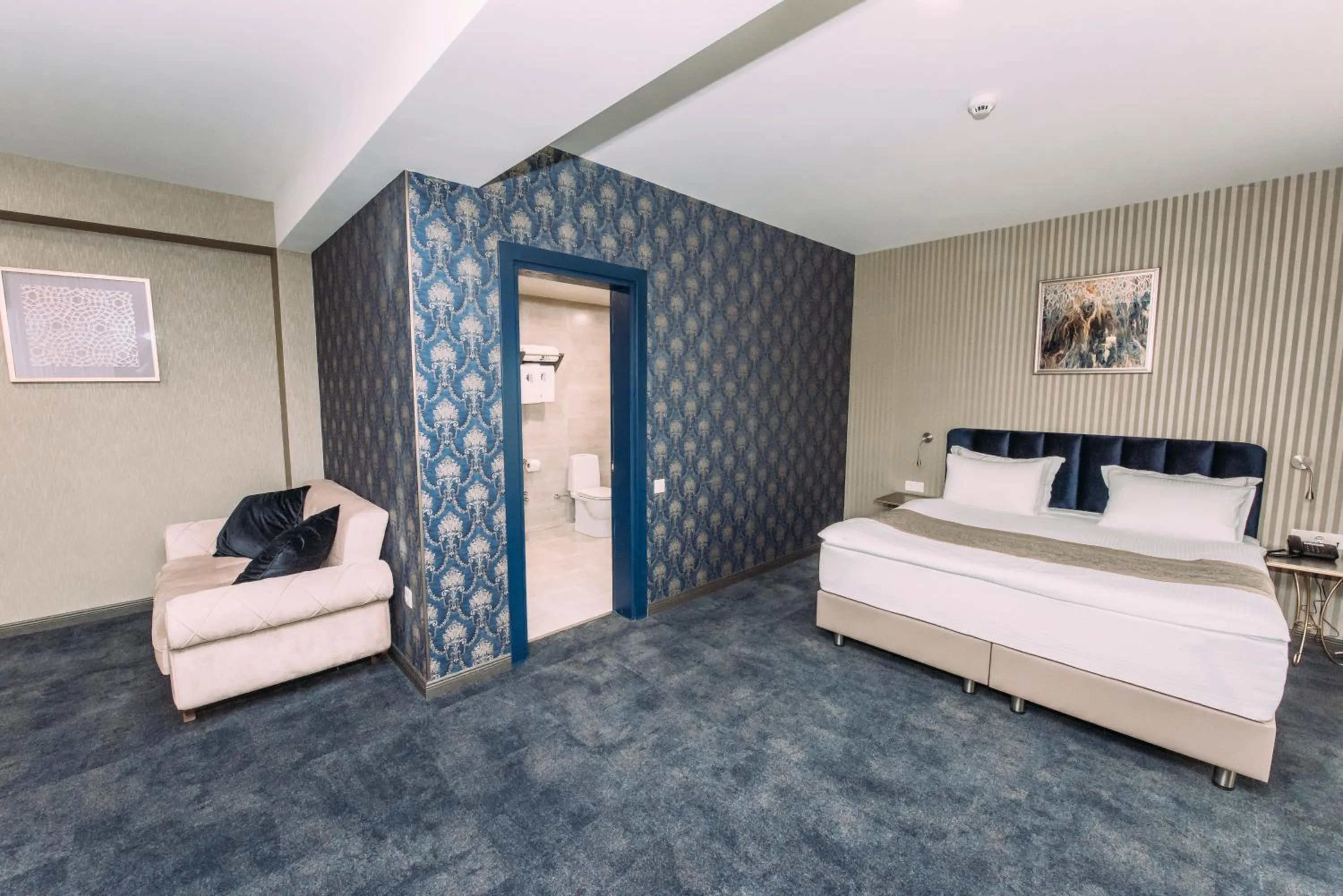 Bed in Hotel Sapphire Bakuriani