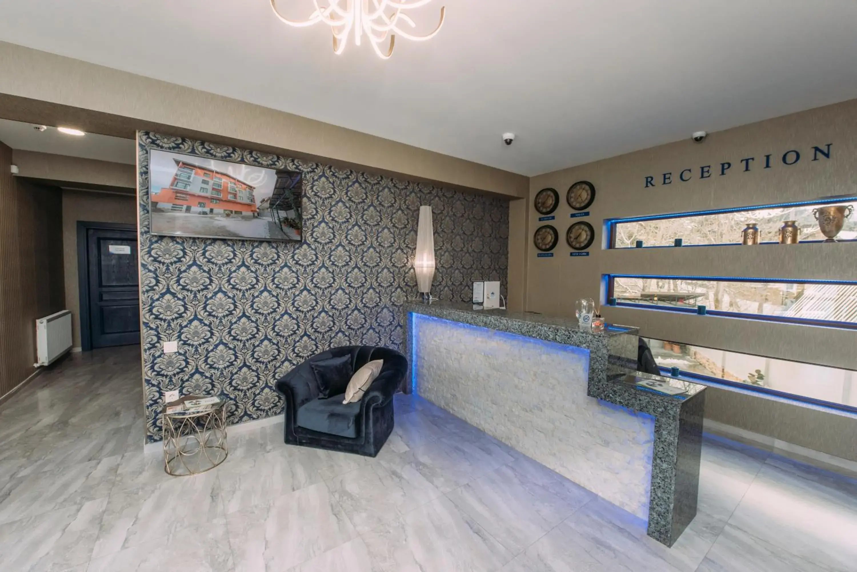 Lobby or reception in Hotel Sapphire Bakuriani Lobby or reception in Hotel Sapphire Bakuriani