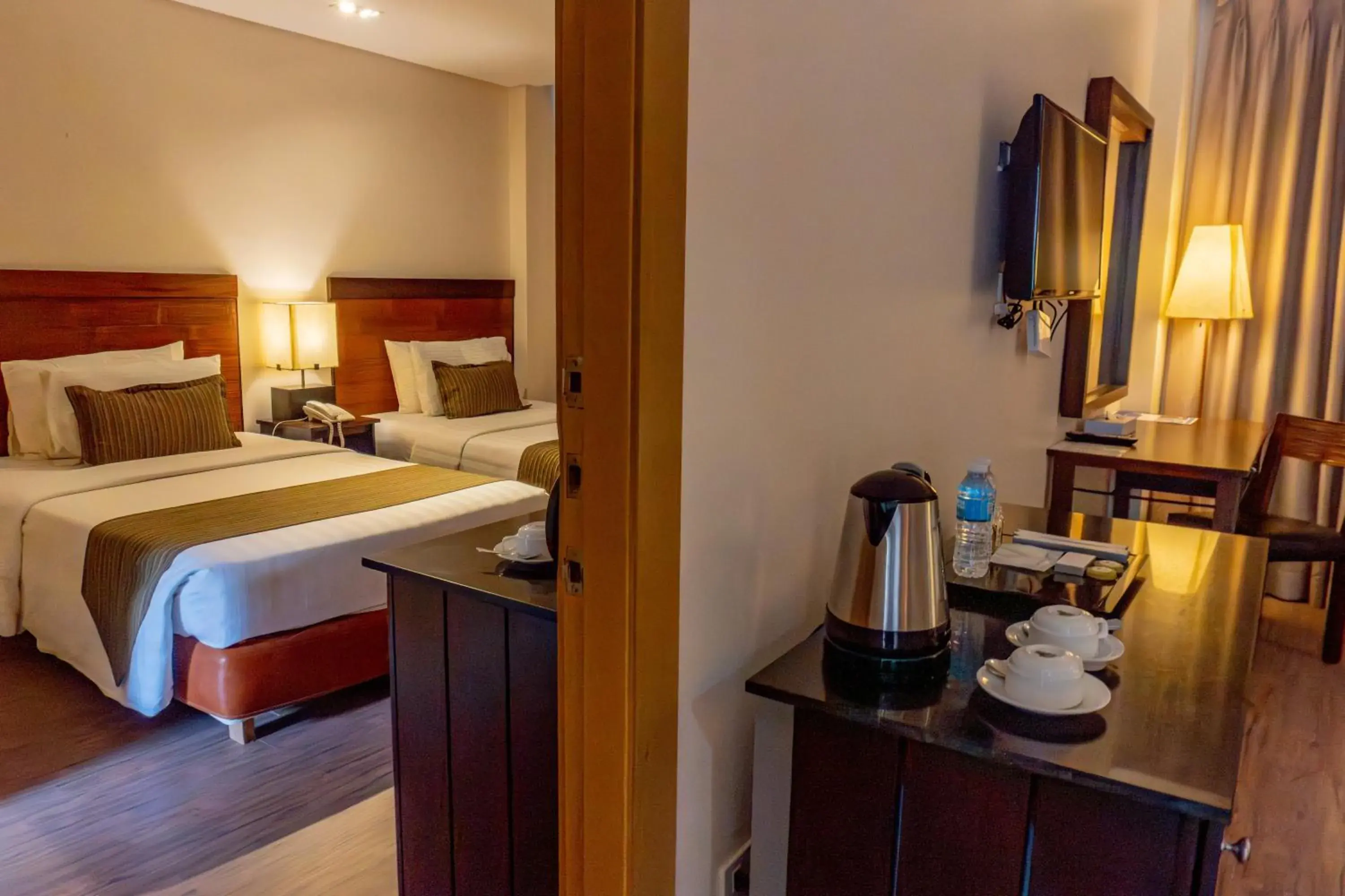 Bed in Boracay Sands Hotel Bed in Boracay Sands Hotel