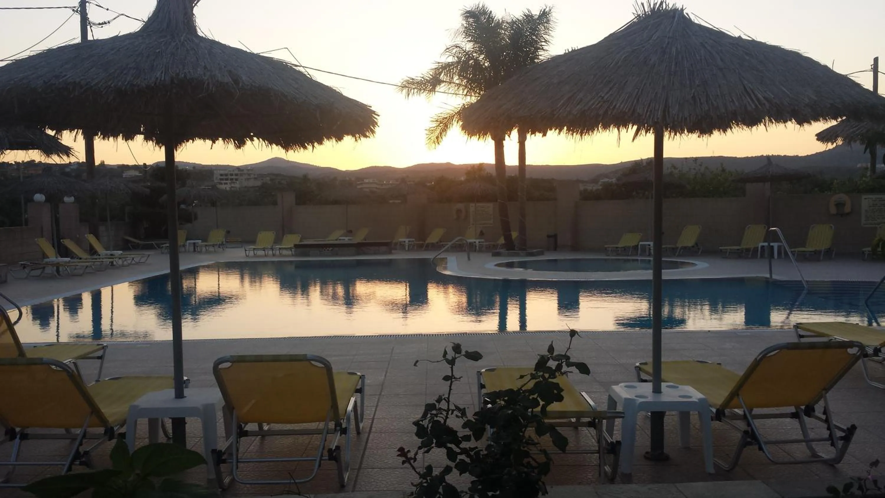 Swimming pool in Summer Days