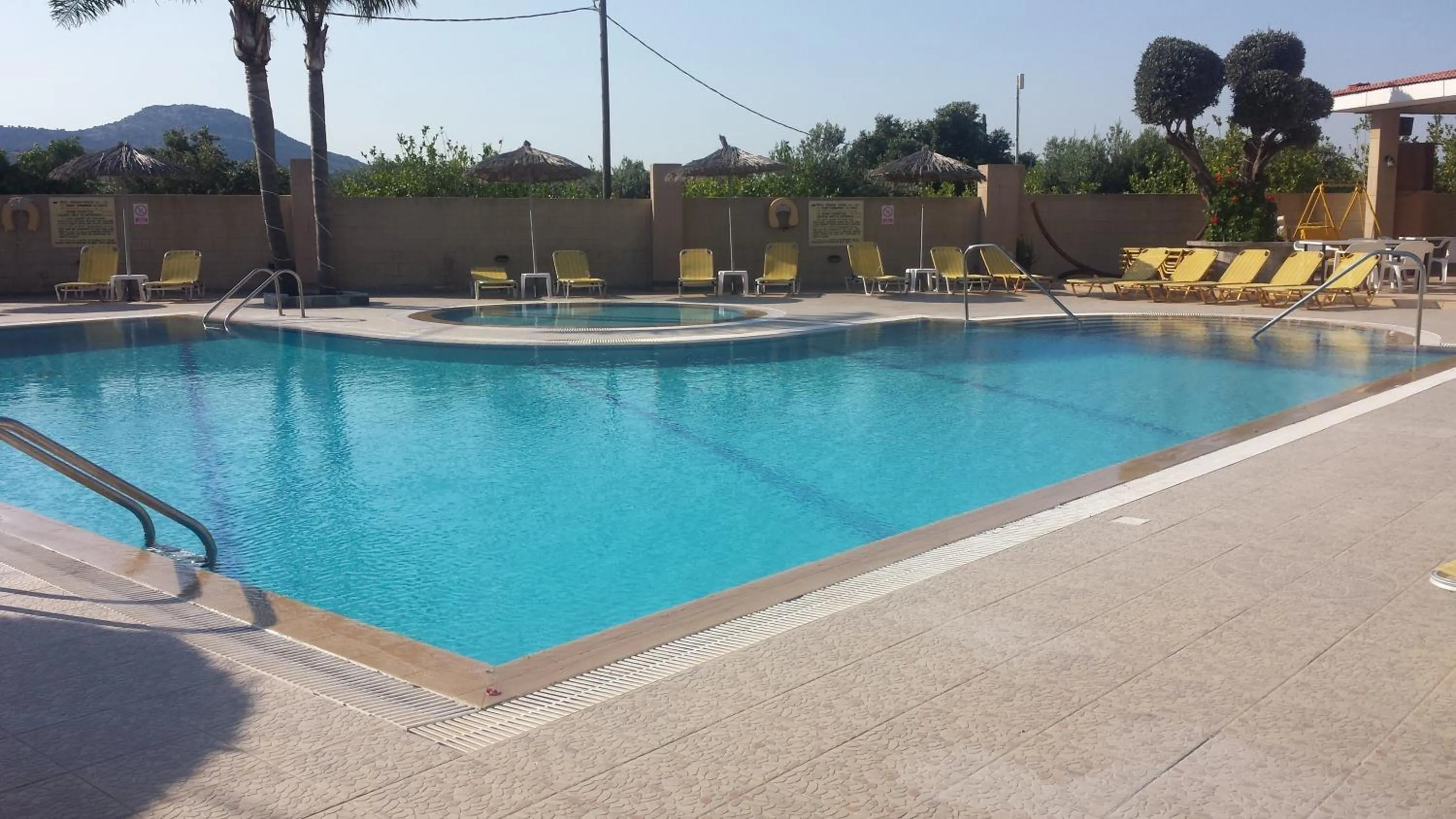 Swimming pool in Summer Days