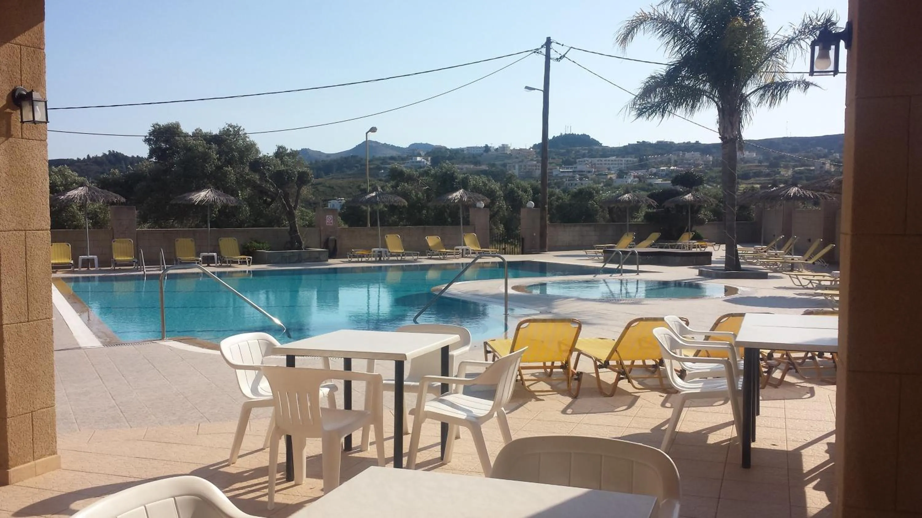 Swimming pool in Summer Days