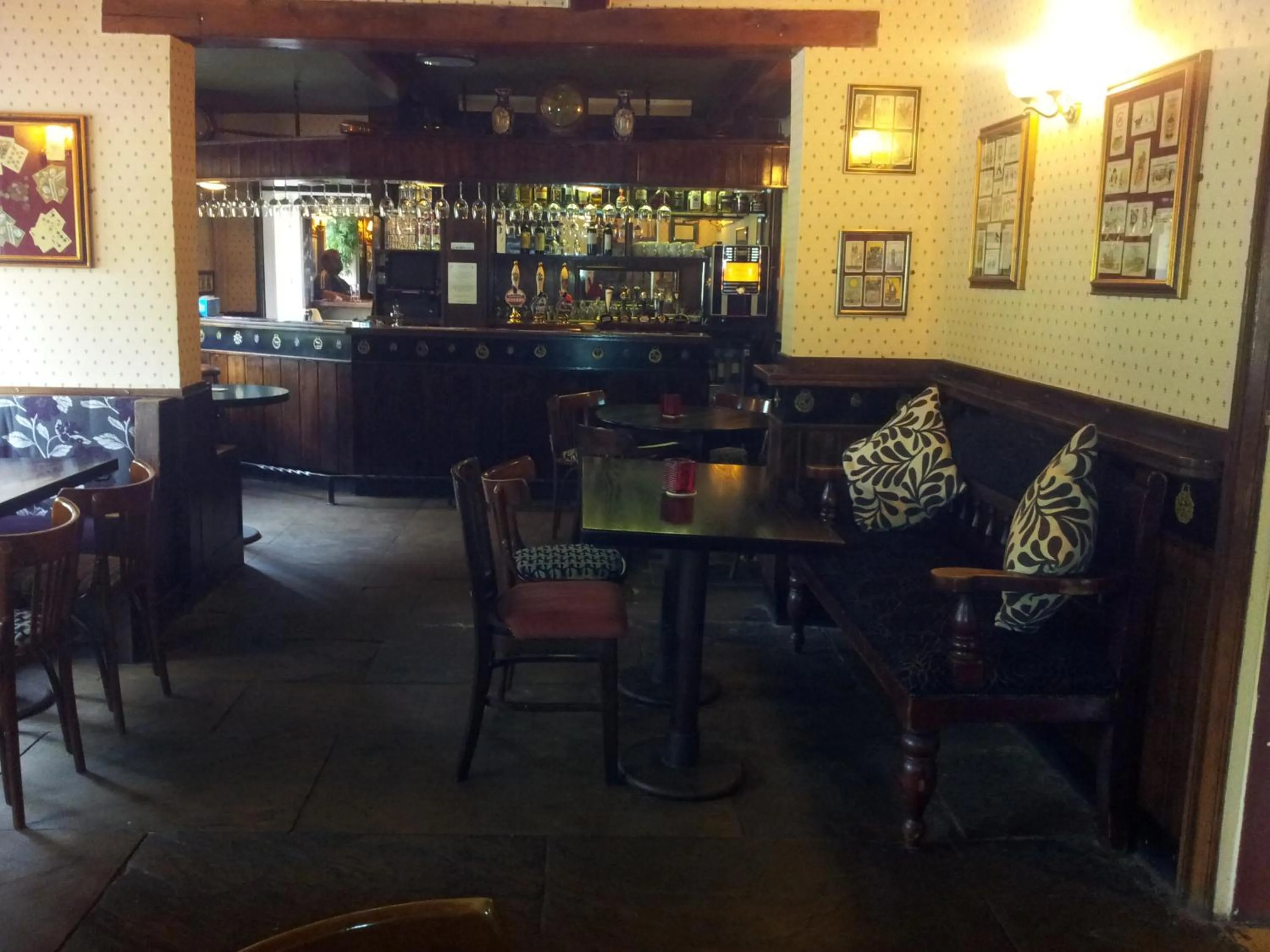 Lounge or bar in The Feathers