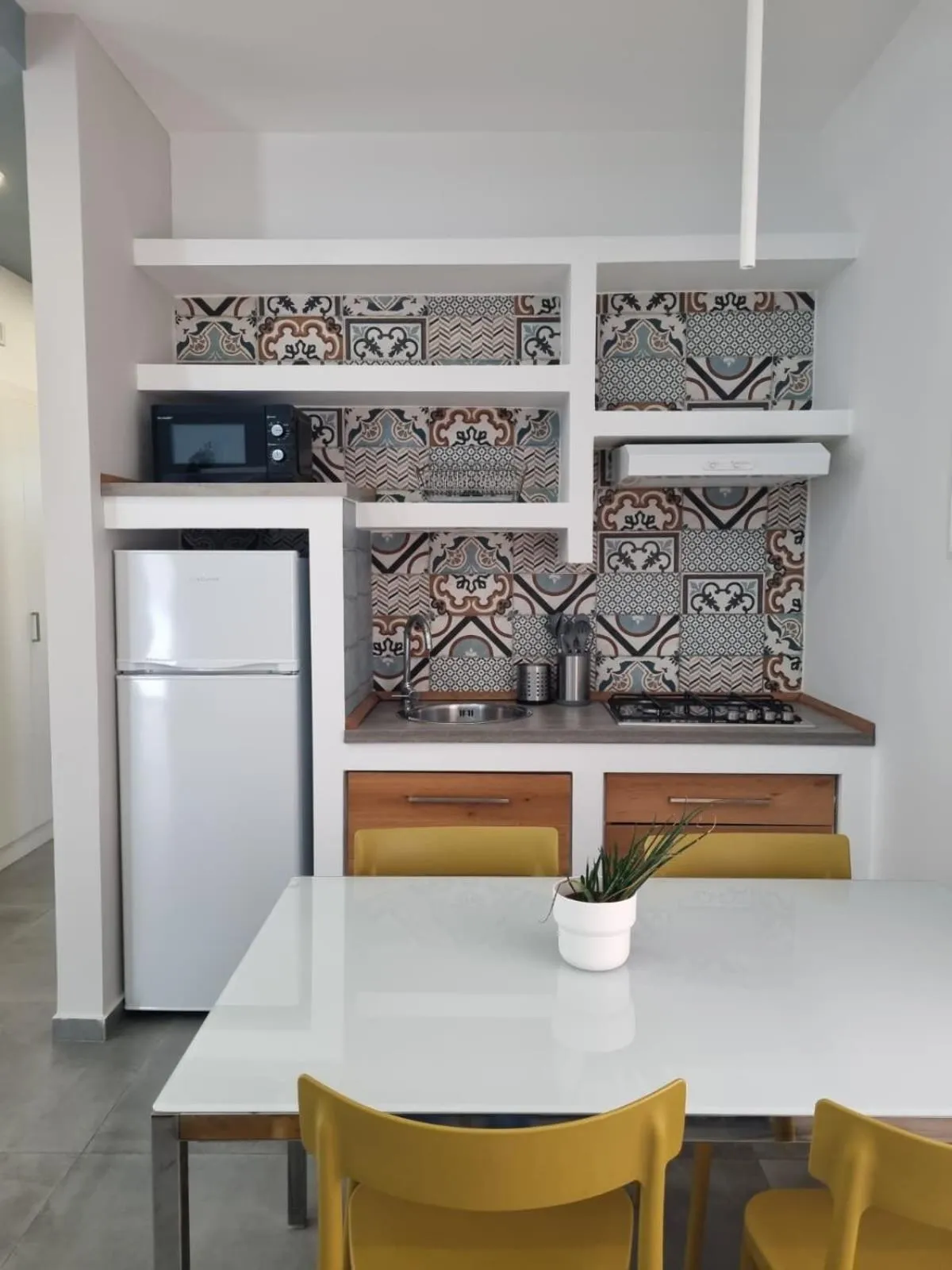 kitchen in La Via del Mare