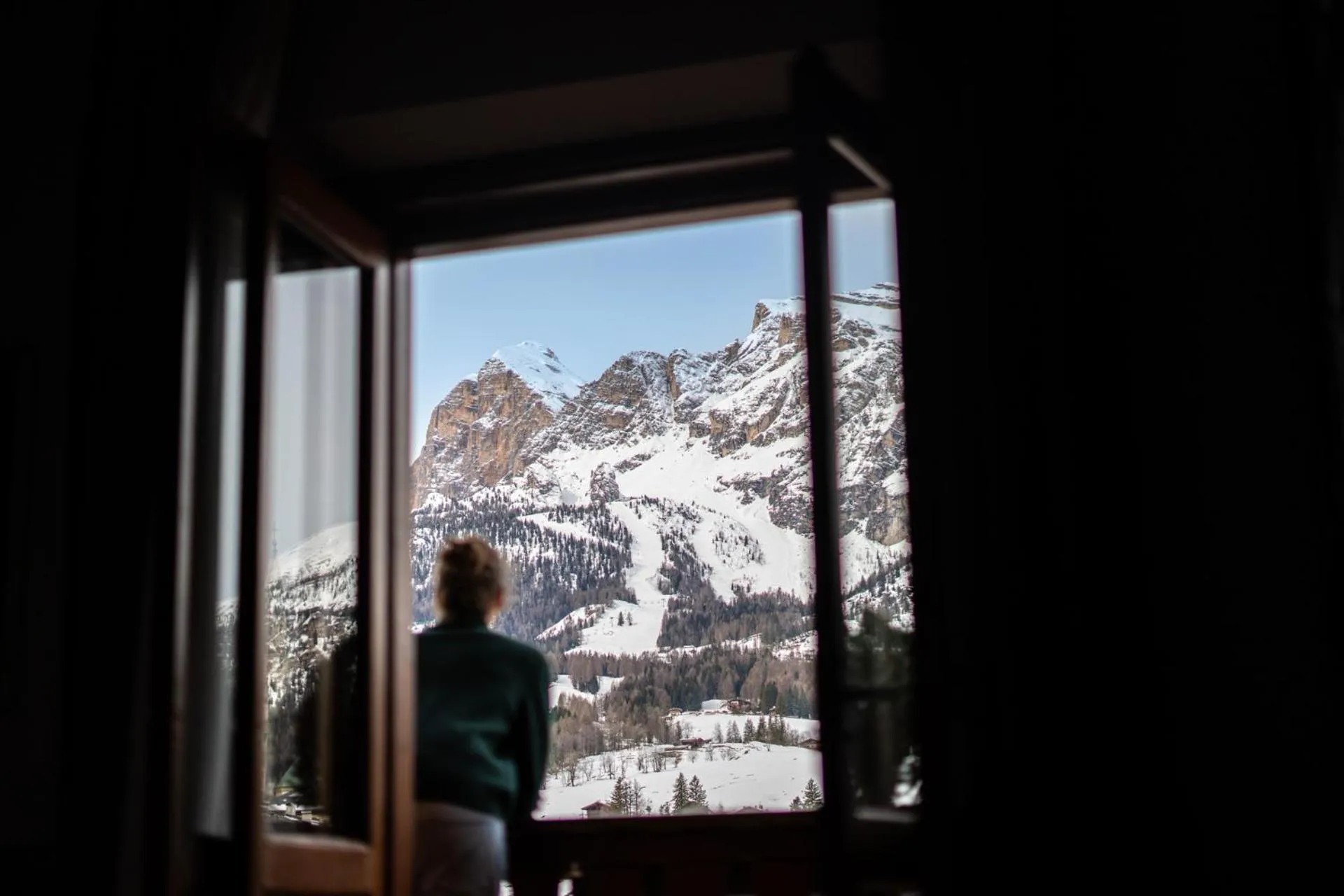 View (from property/room) in Hotel Panda Cortina- ricarica auto elettriche