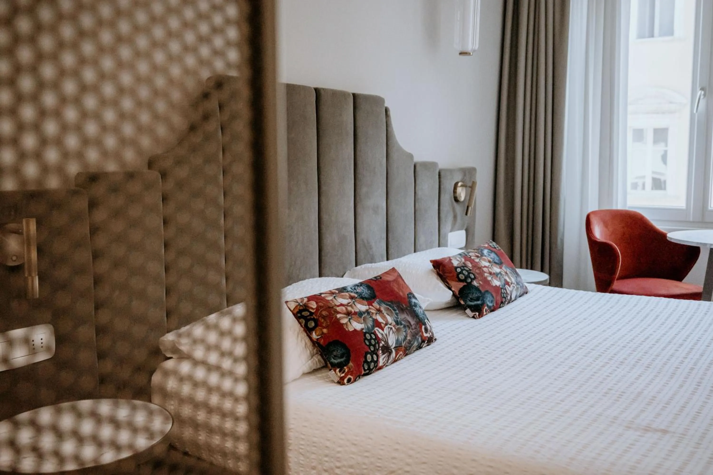 Bed in Hotel Venezia