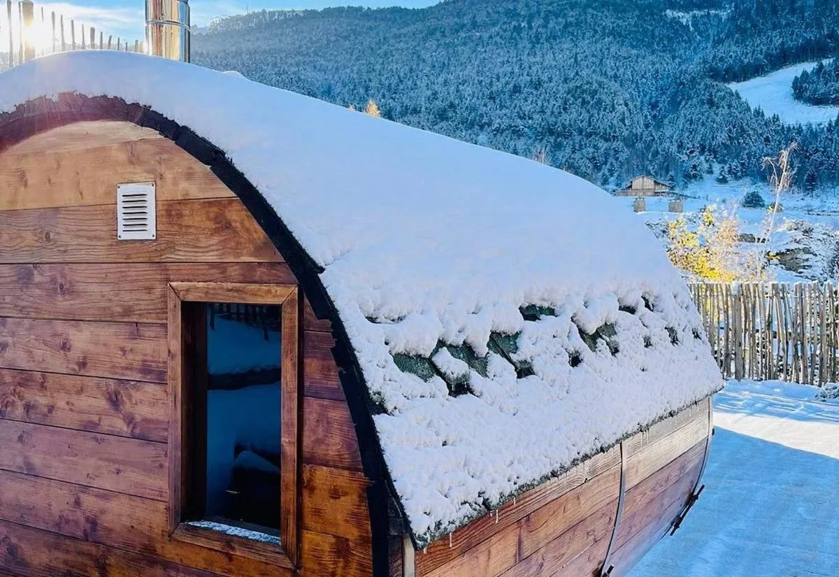 Winter in Mountain Hostel Tarter