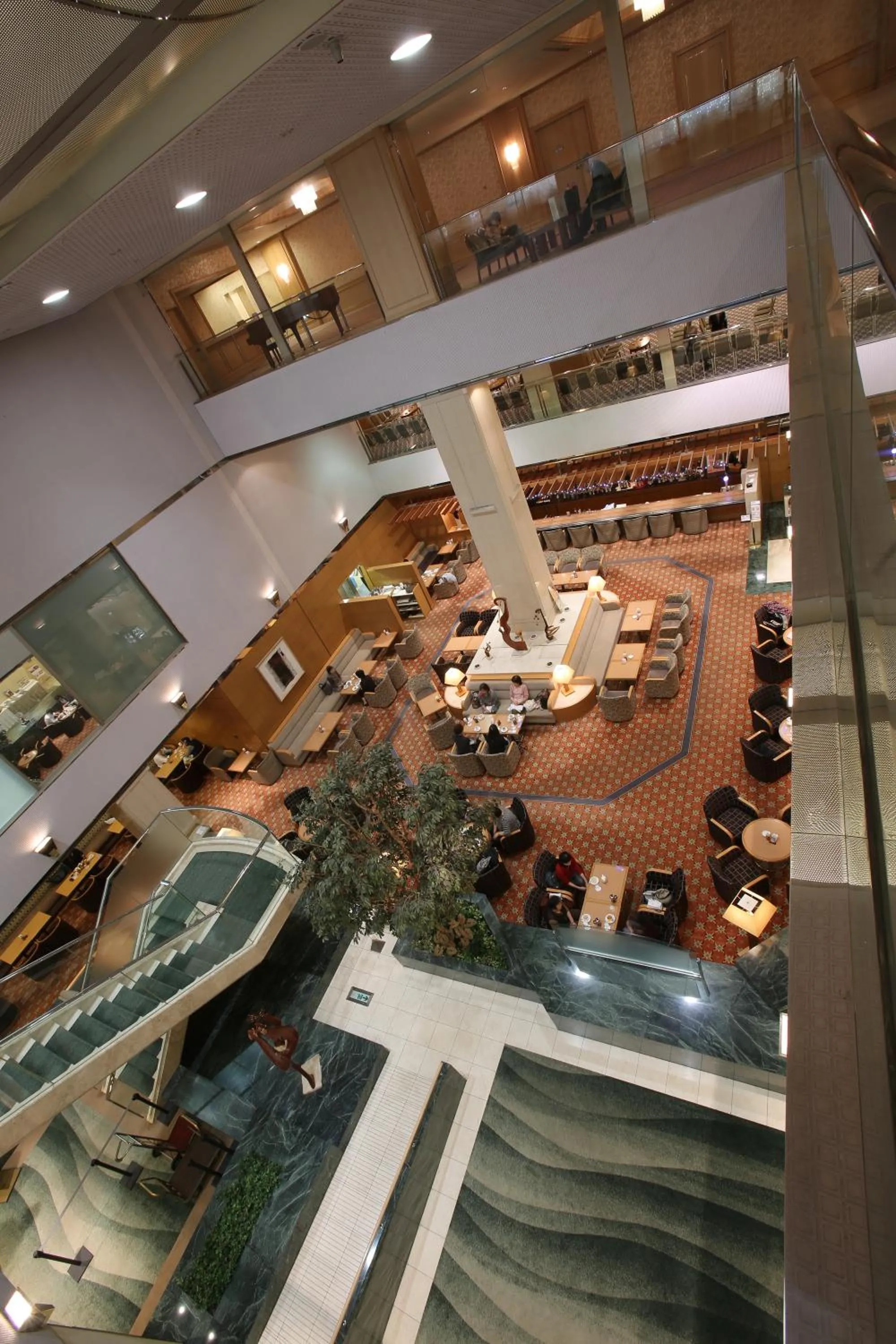 Lobby or reception, Bird's-eye View in Keio Plaza Hotel Tama