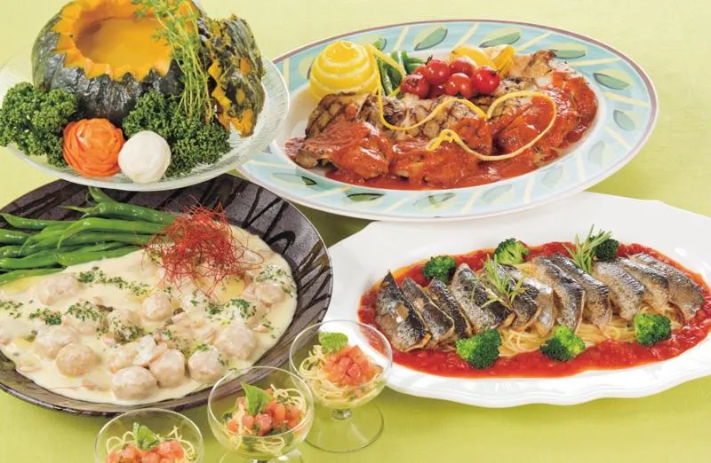 Food close-up in Keio Plaza Hotel Tama