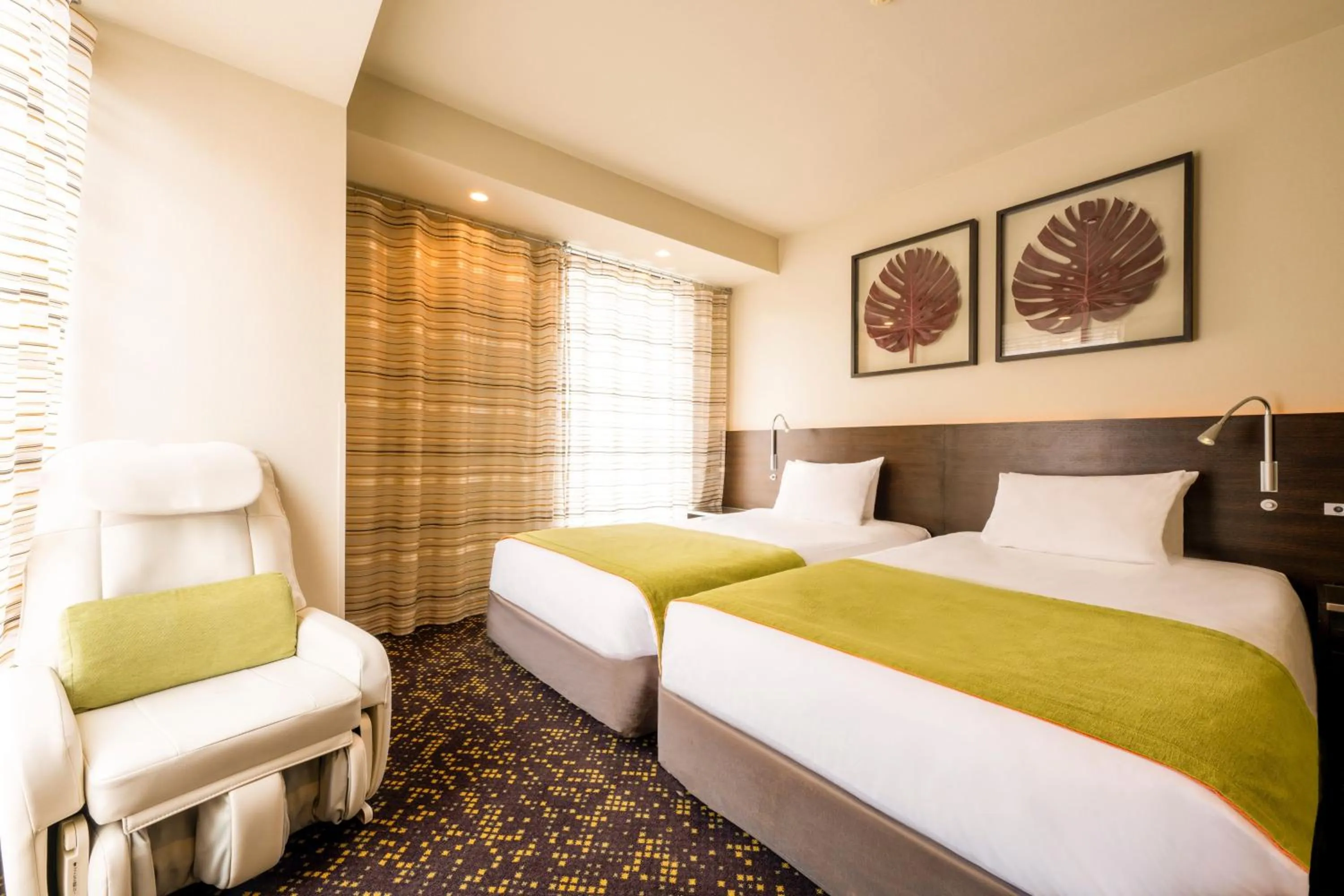 Photo of the whole room, Bed in remm Hibiya