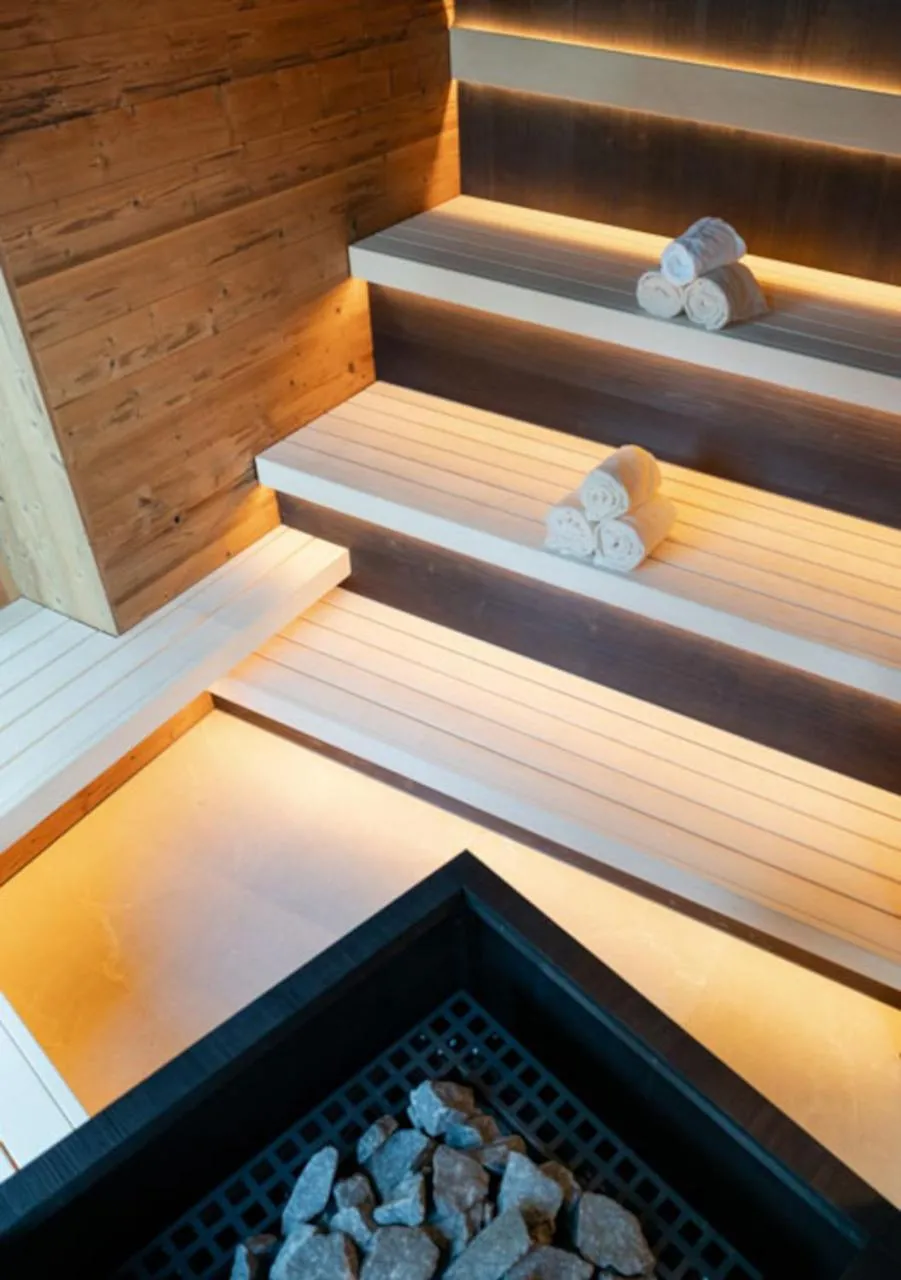 Sauna in Waldrand Apartments