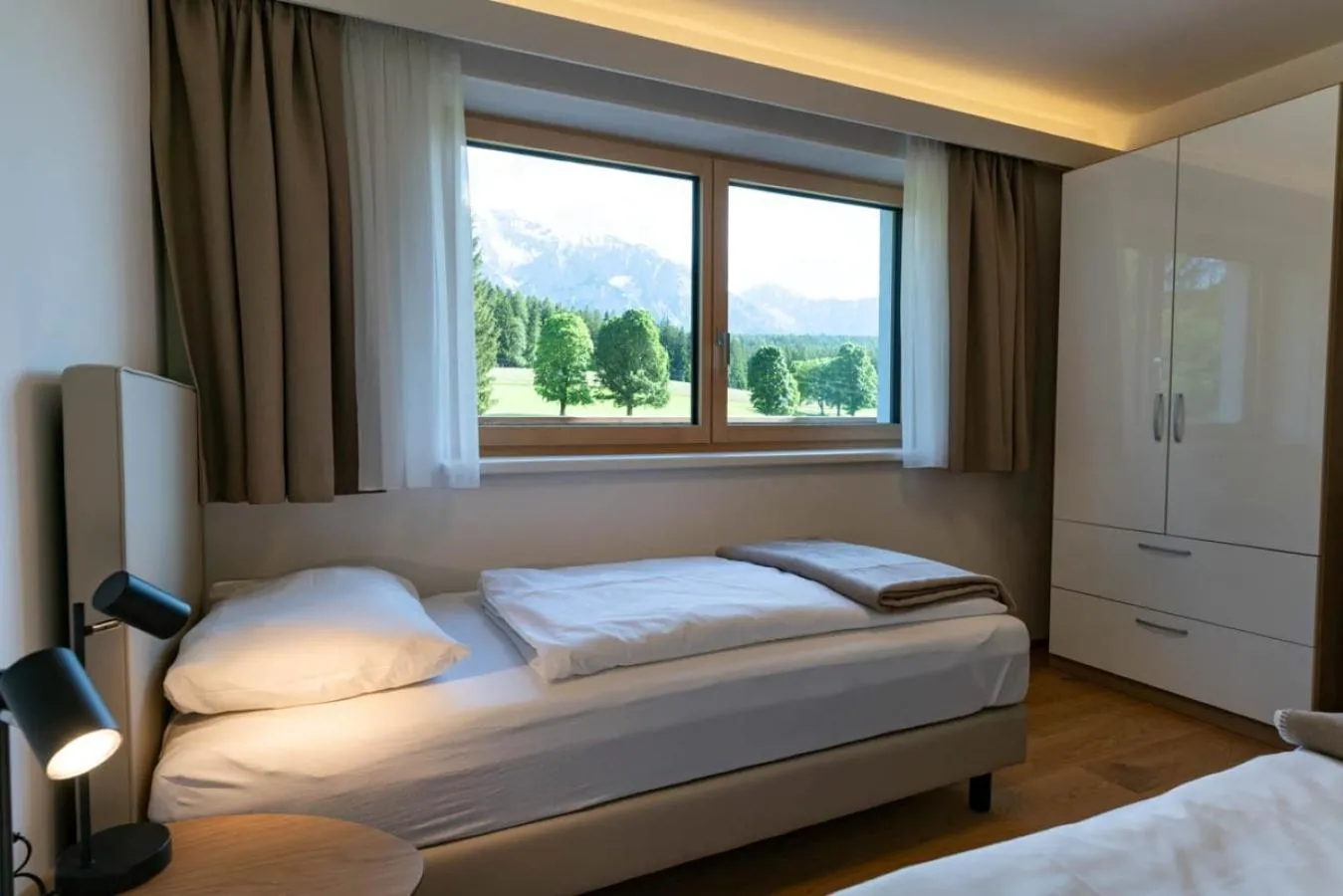 Bed in Waldrand Apartments