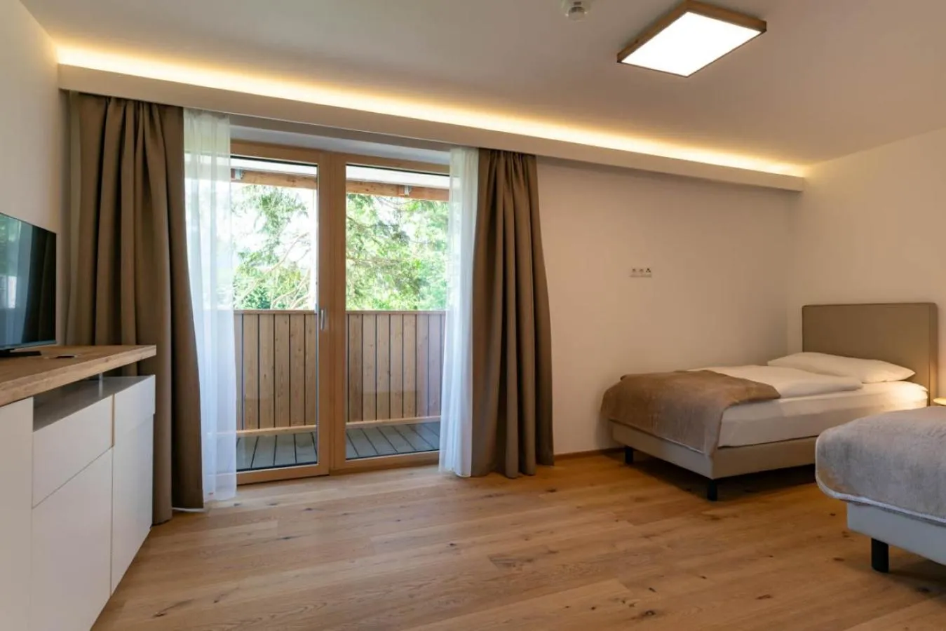 Bed in Waldrand Apartments
