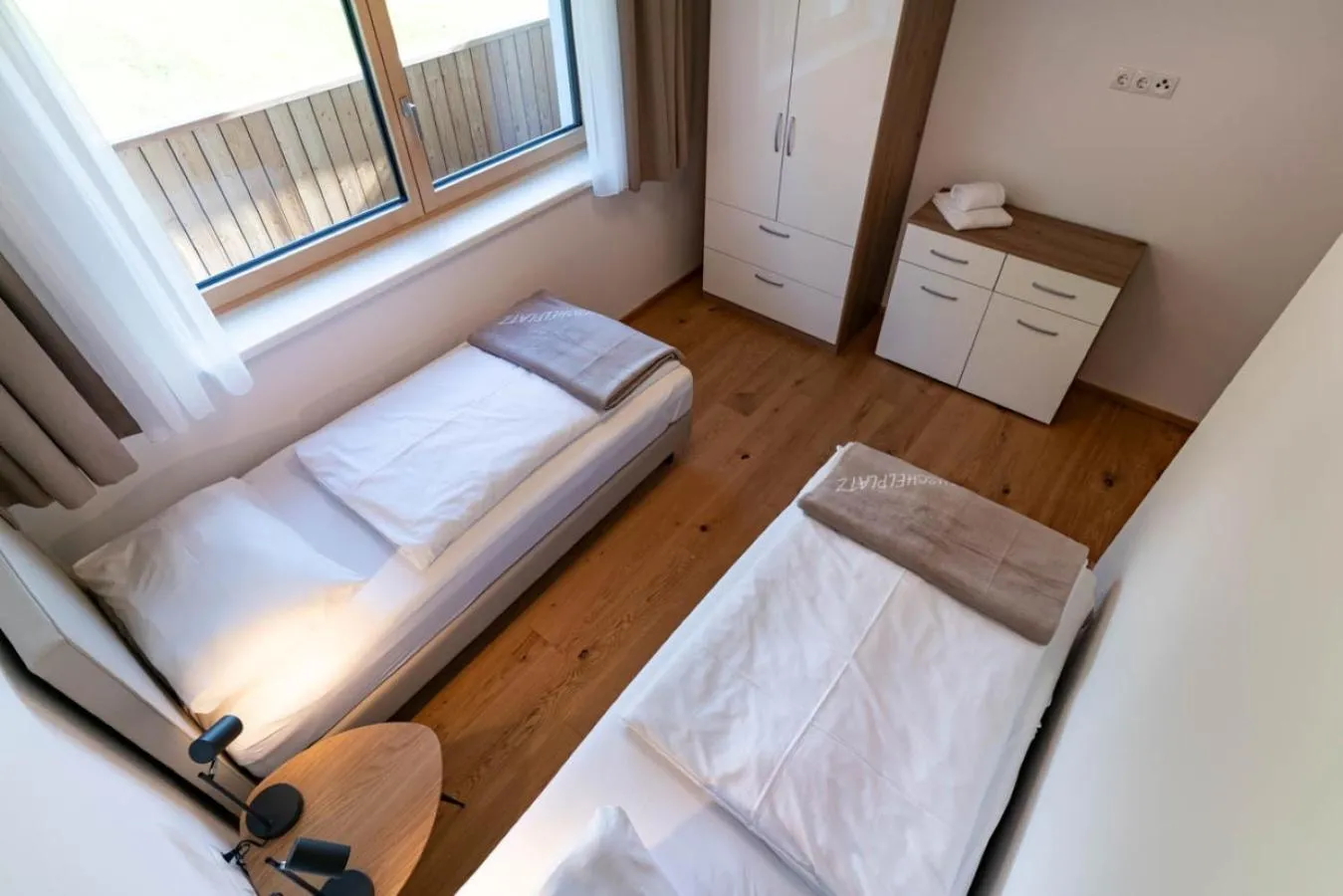Bed in Waldrand Apartments