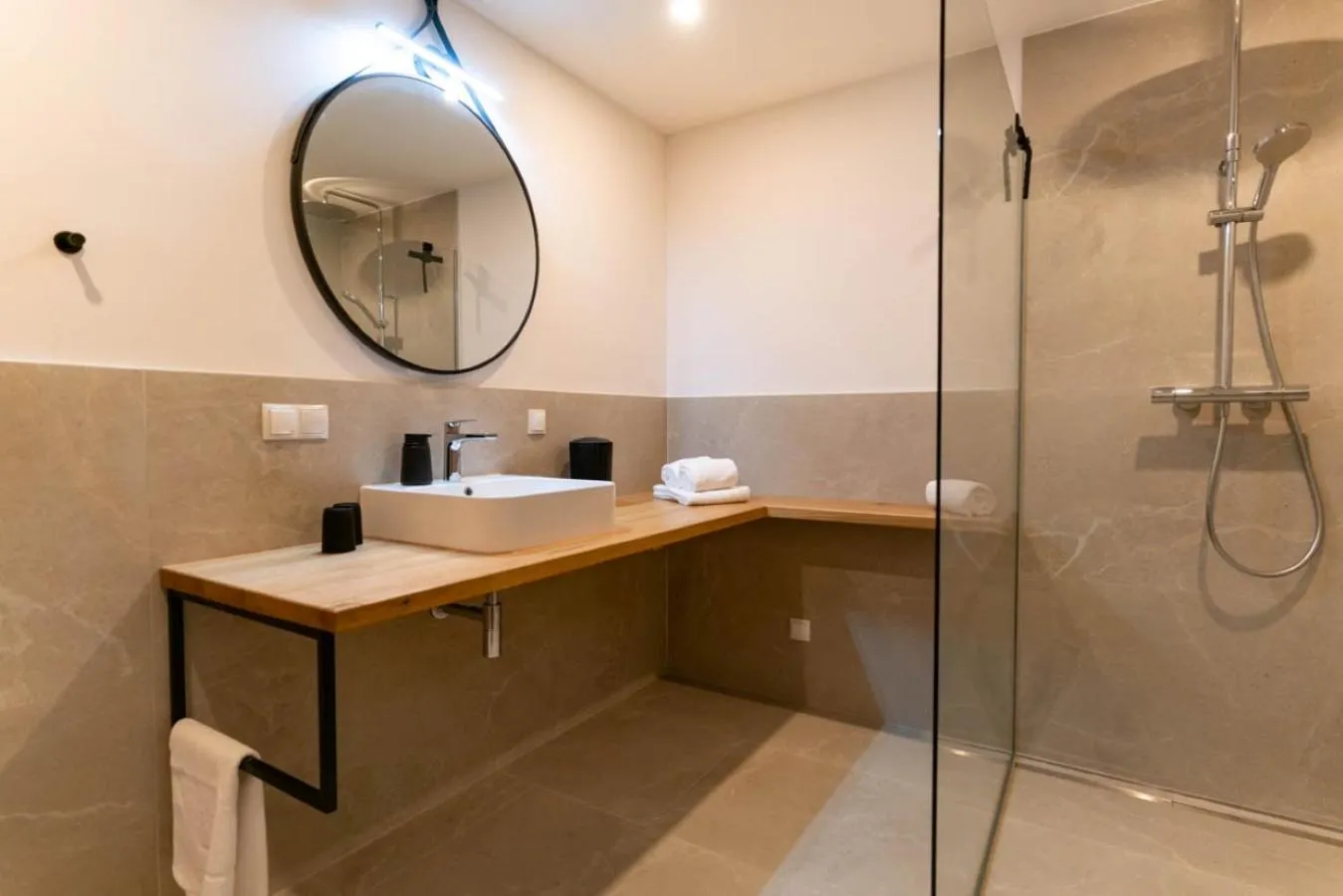 Shower in Waldrand Apartments