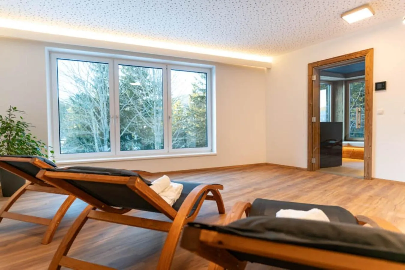 Sauna in Waldrand Apartments