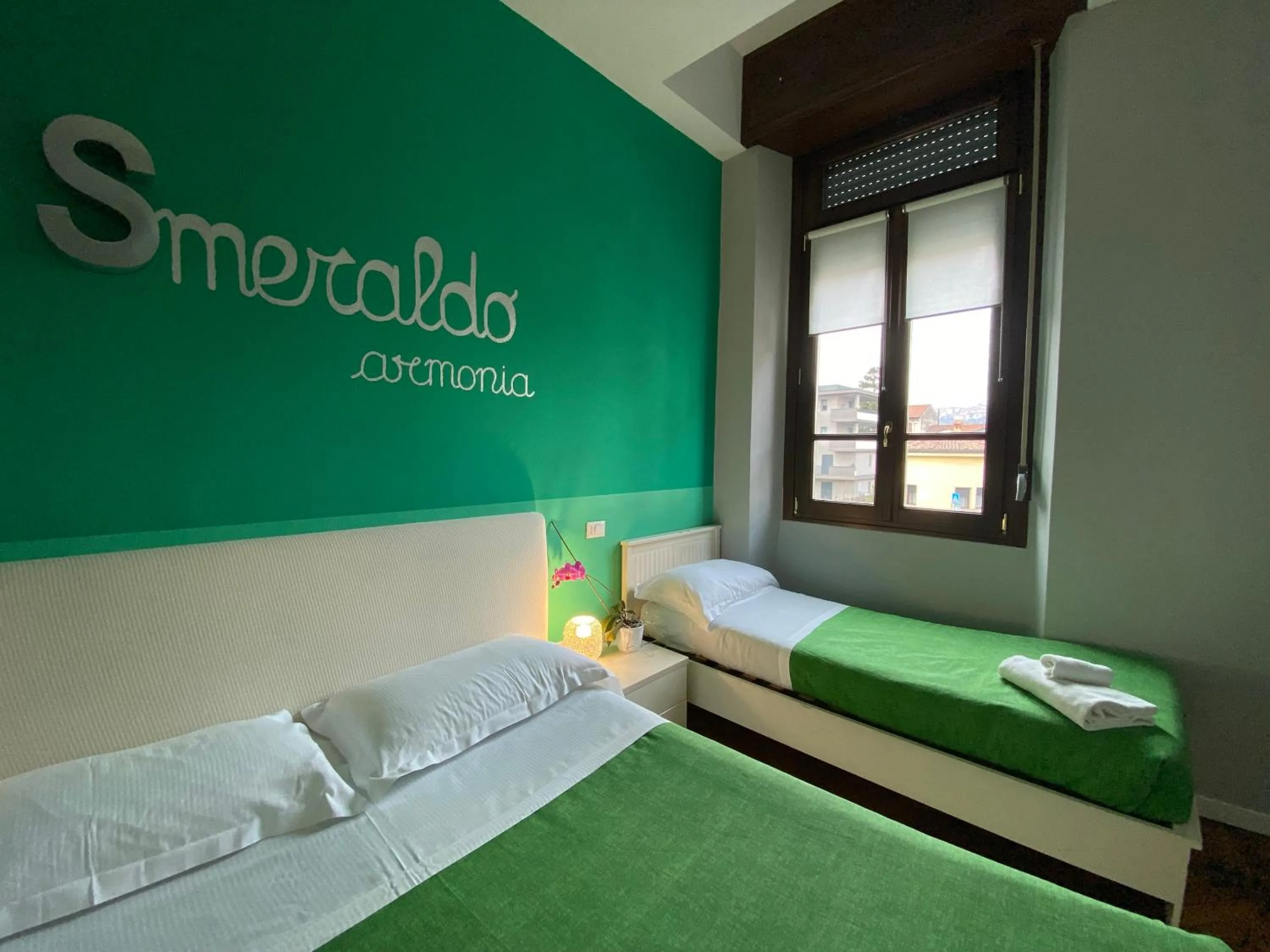 Bed in GIO'EL Happiness Guest House