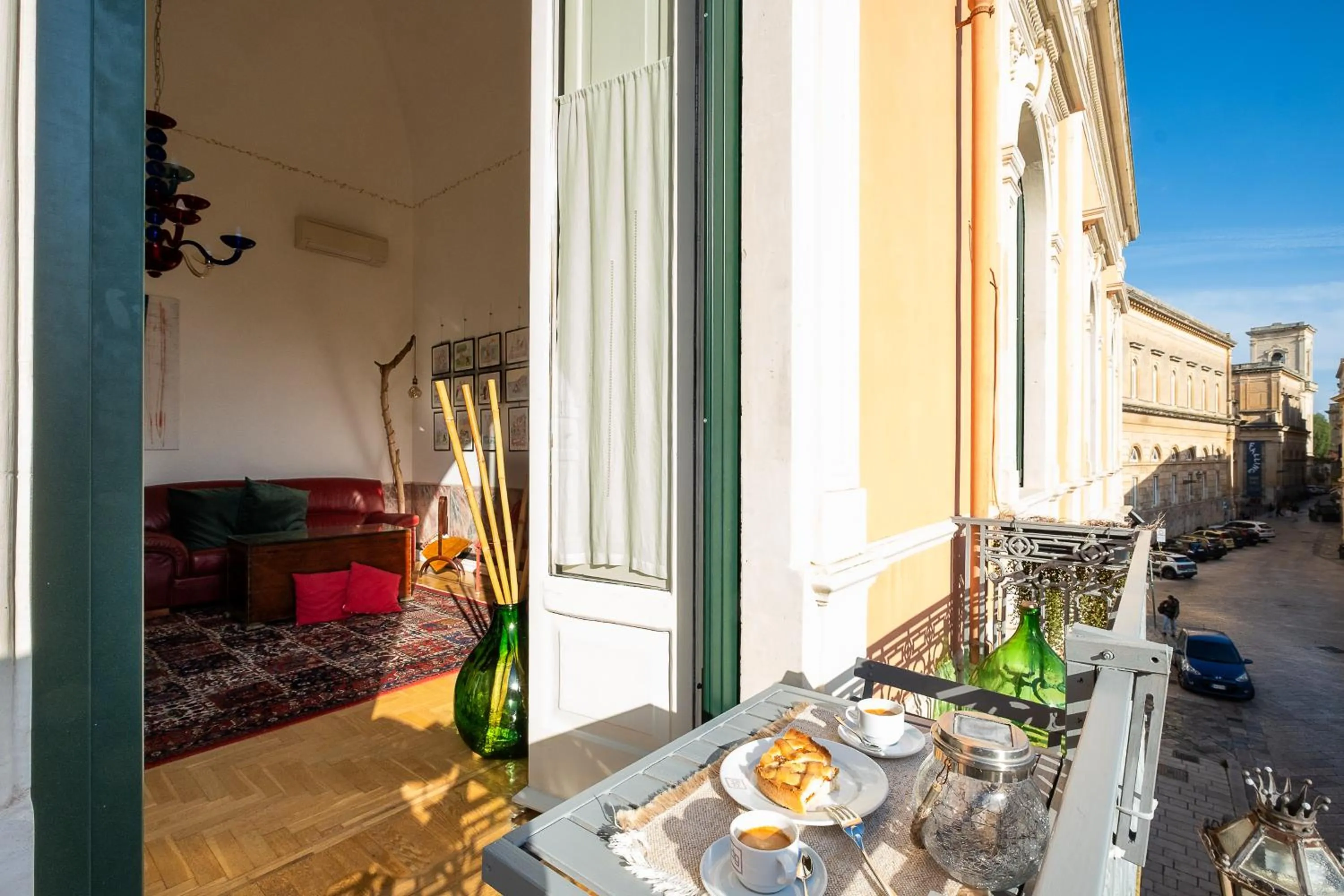 Balcony/Terrace in Palazzo De Giorgi B&B