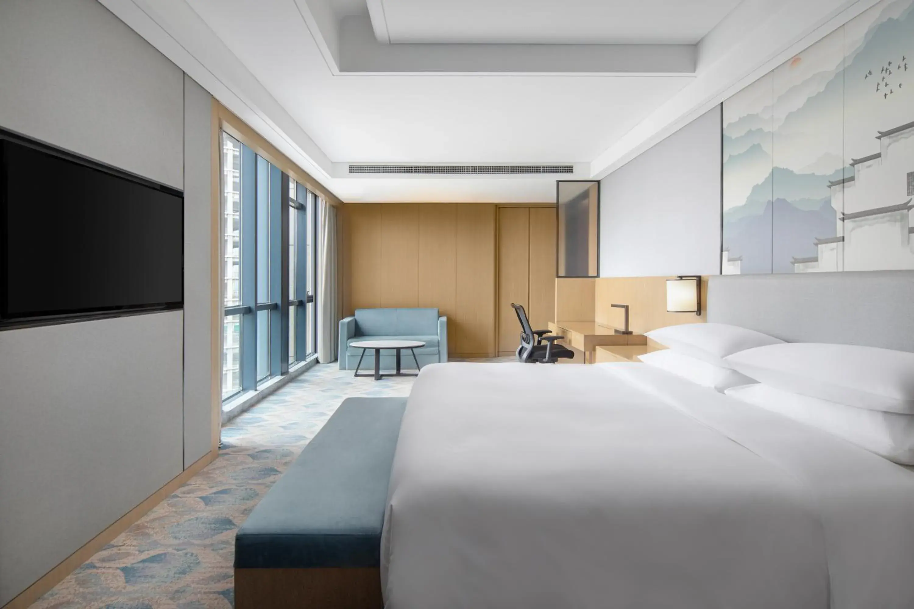 Executive King Suite with City View in Courtyard by Marriott Hangzhou Xiaoshan Executive King Suite with City View in Courtyard by Marriott Hangzhou Xiaoshan