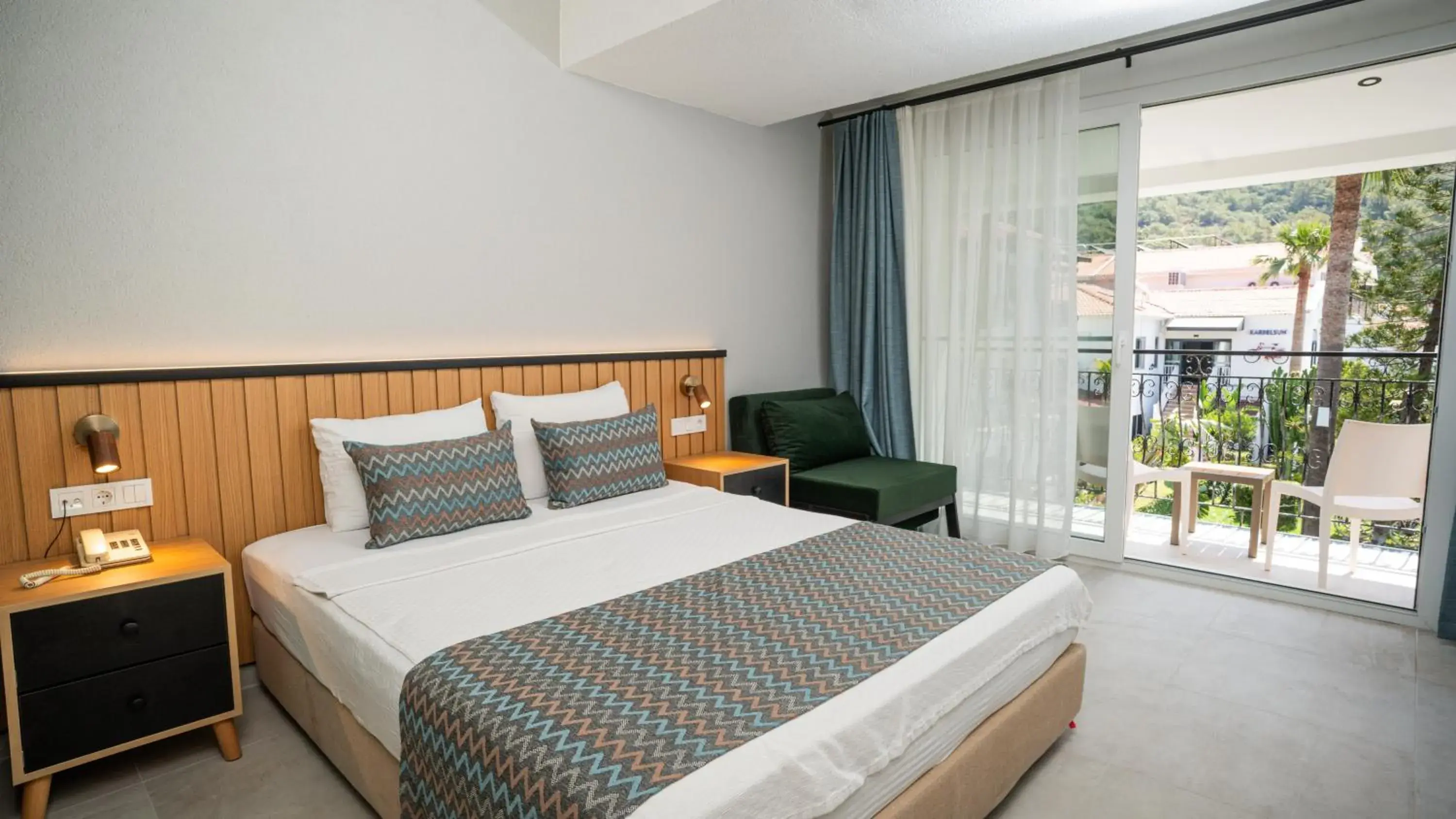 Bed in Hotel Karbel Sun Bed in Hotel Karbel Sun