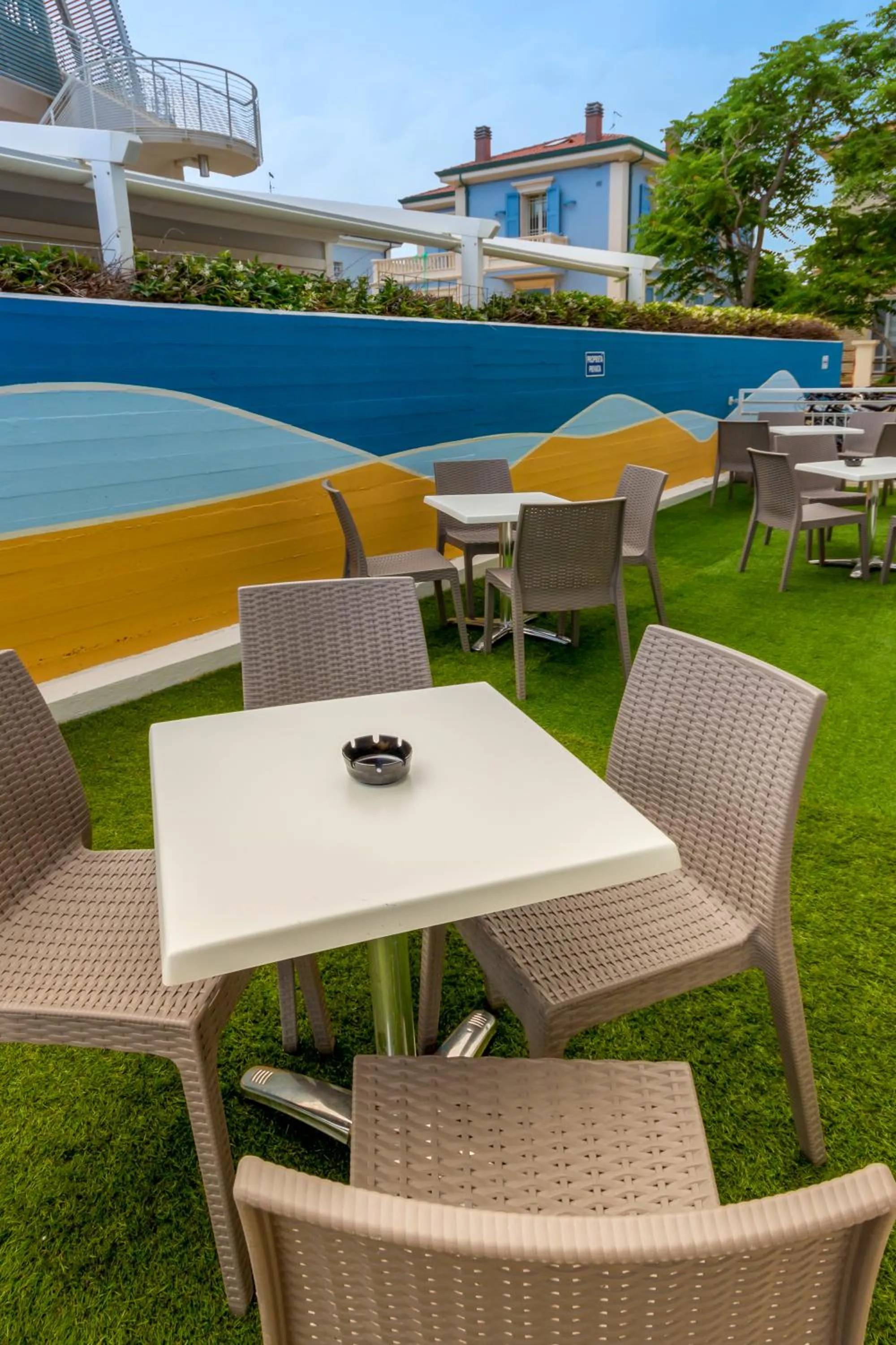 Patio in Hotel President's