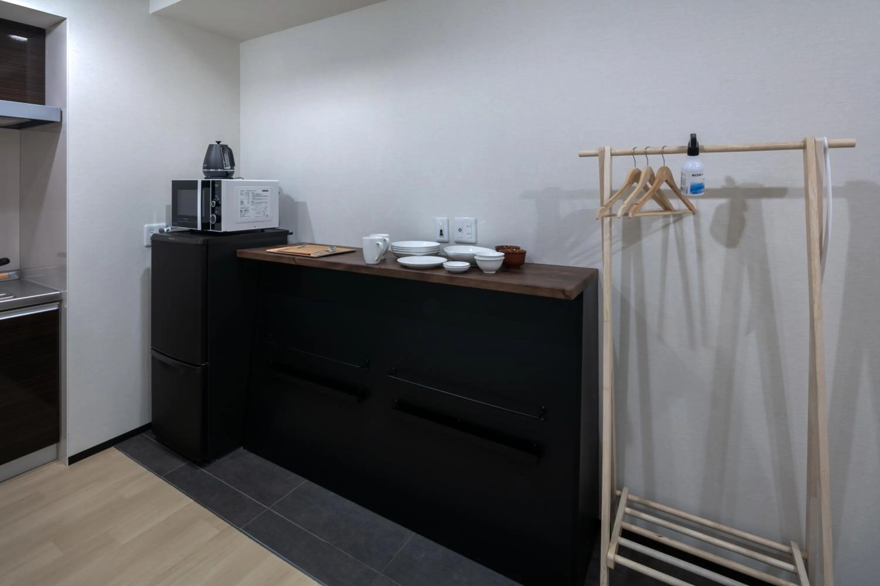 Kitchen or kitchenette in Randor Residence Susukino Suites