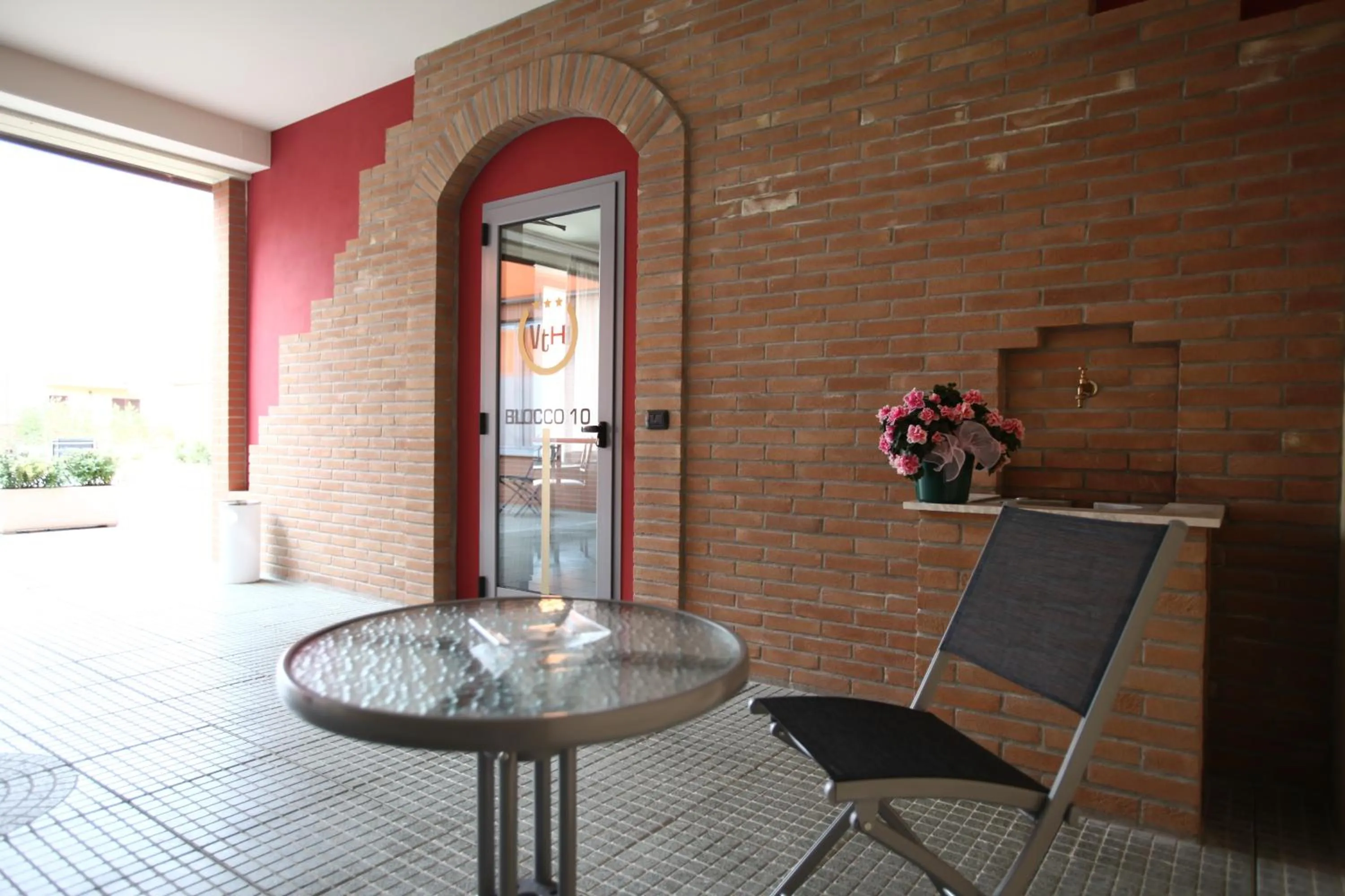 Decorative detail in Valtidone Hotel