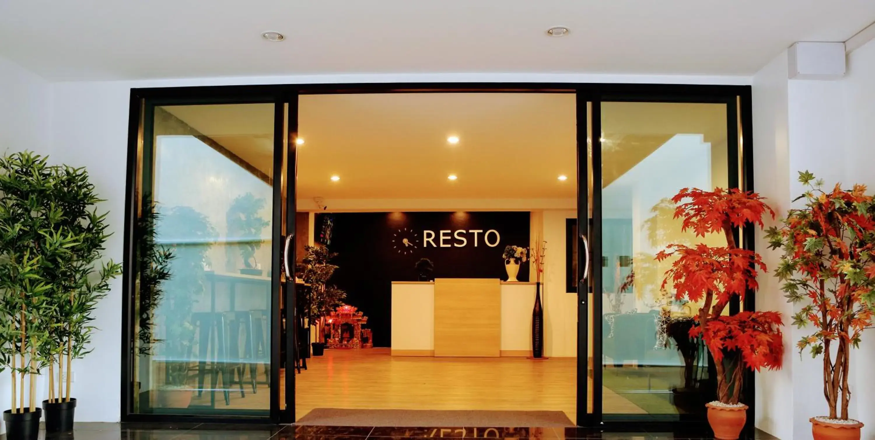 Facade/entrance in The Resto Facade/entrance in The Resto