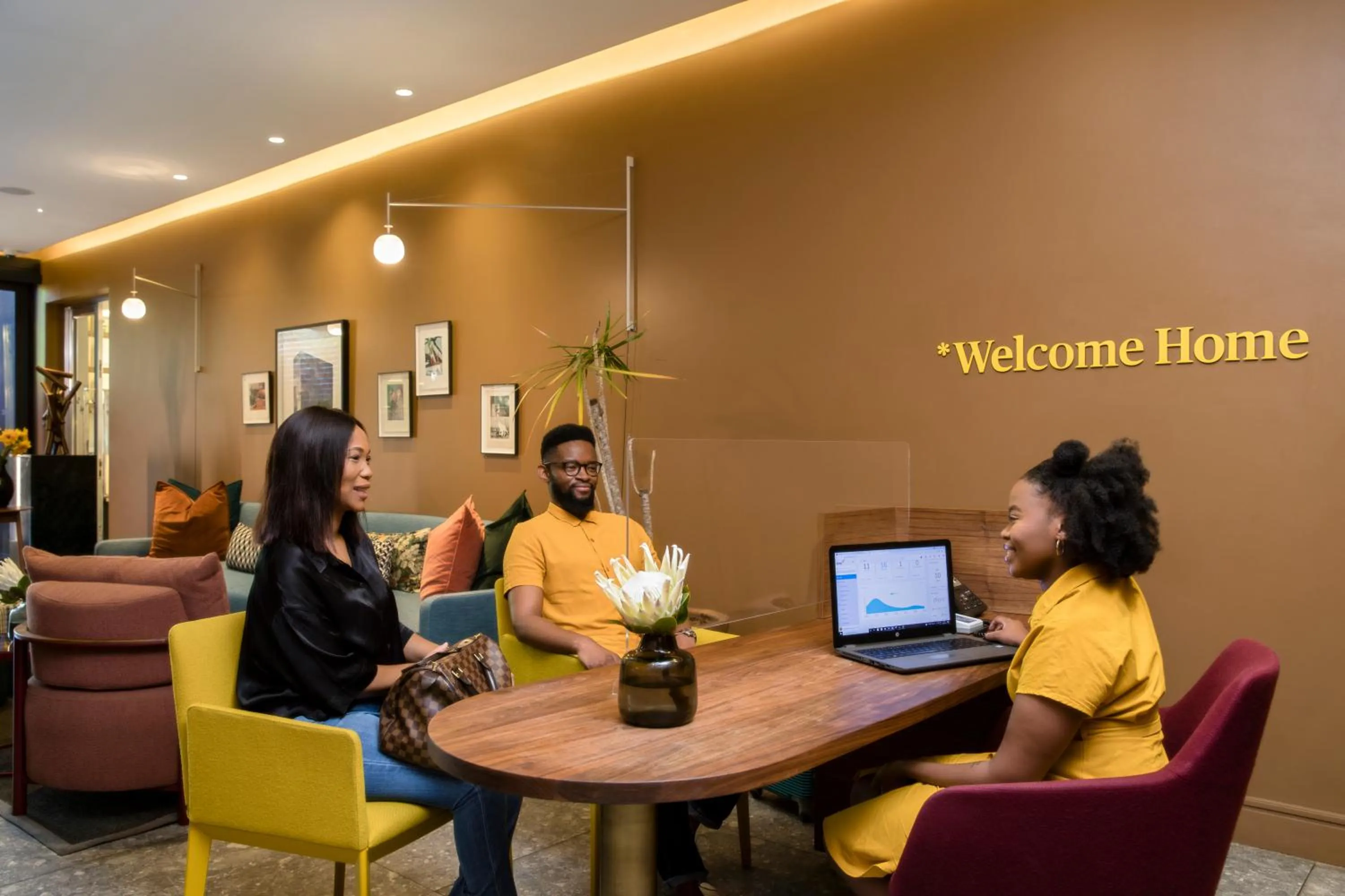 Lobby or reception in Home Suite Hotels Rosebank