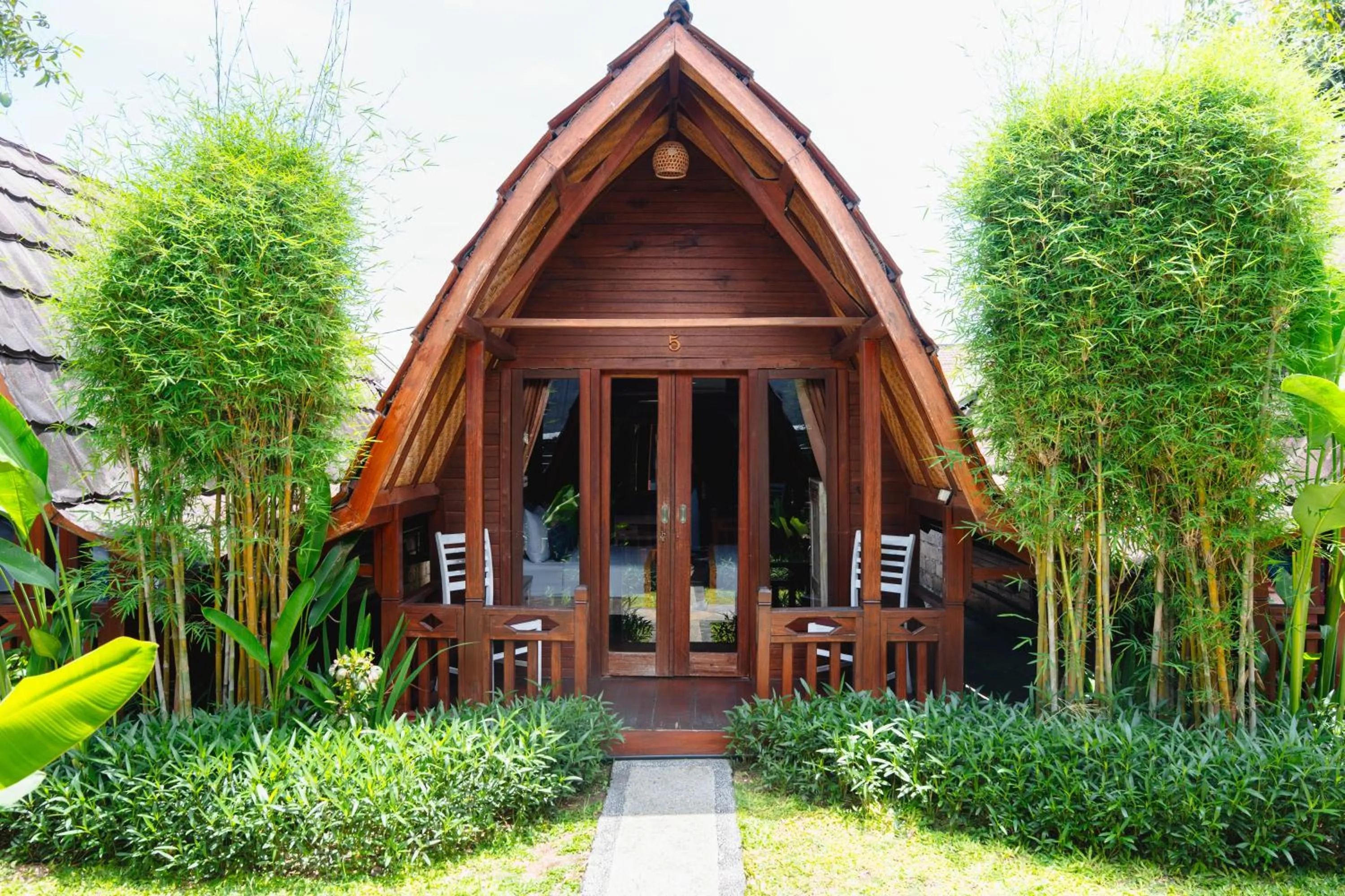 Classic Garden View Double Room - single occupancy in Kubu Kak Dudung Villas