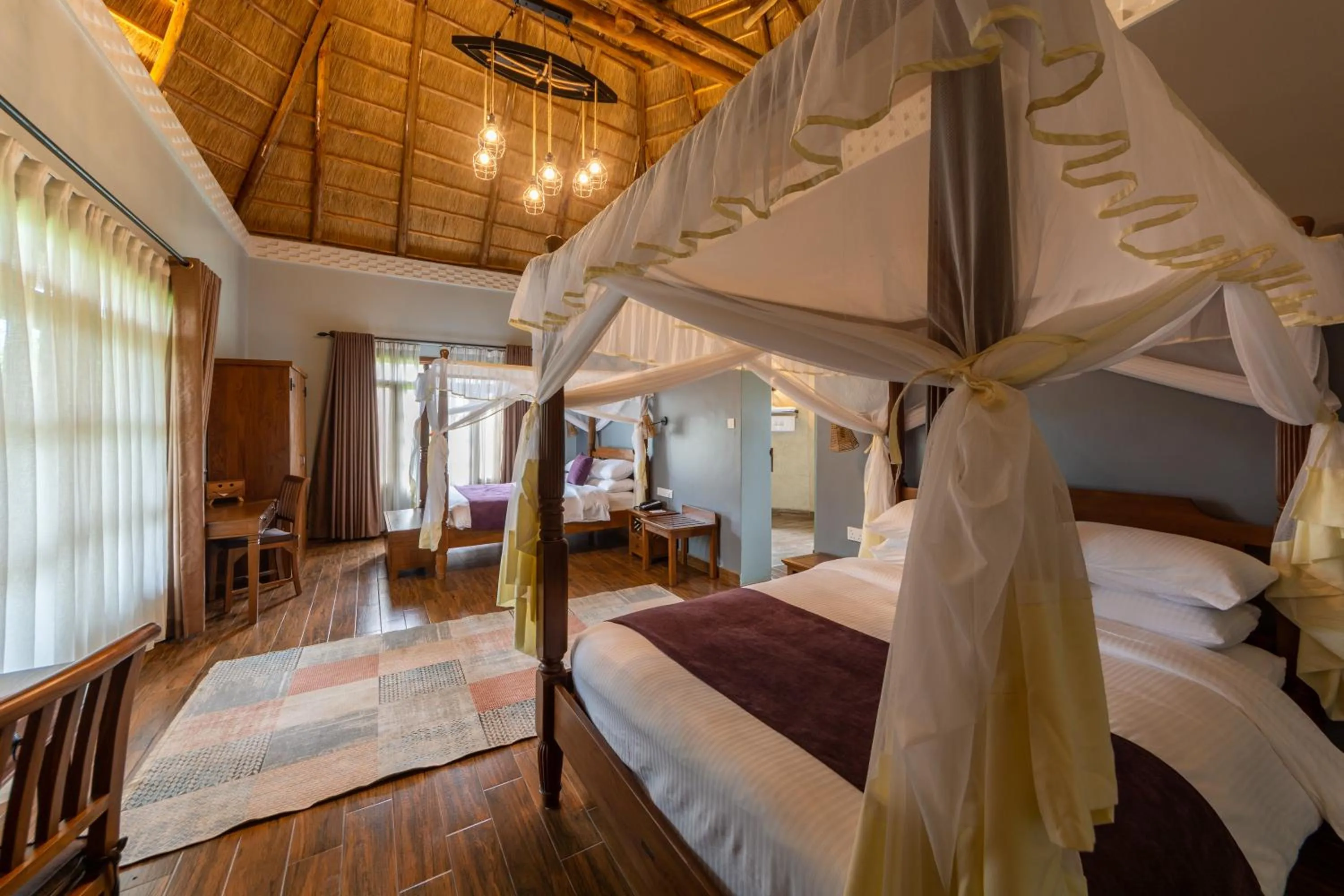 Bed in Emburara Farm Lodge