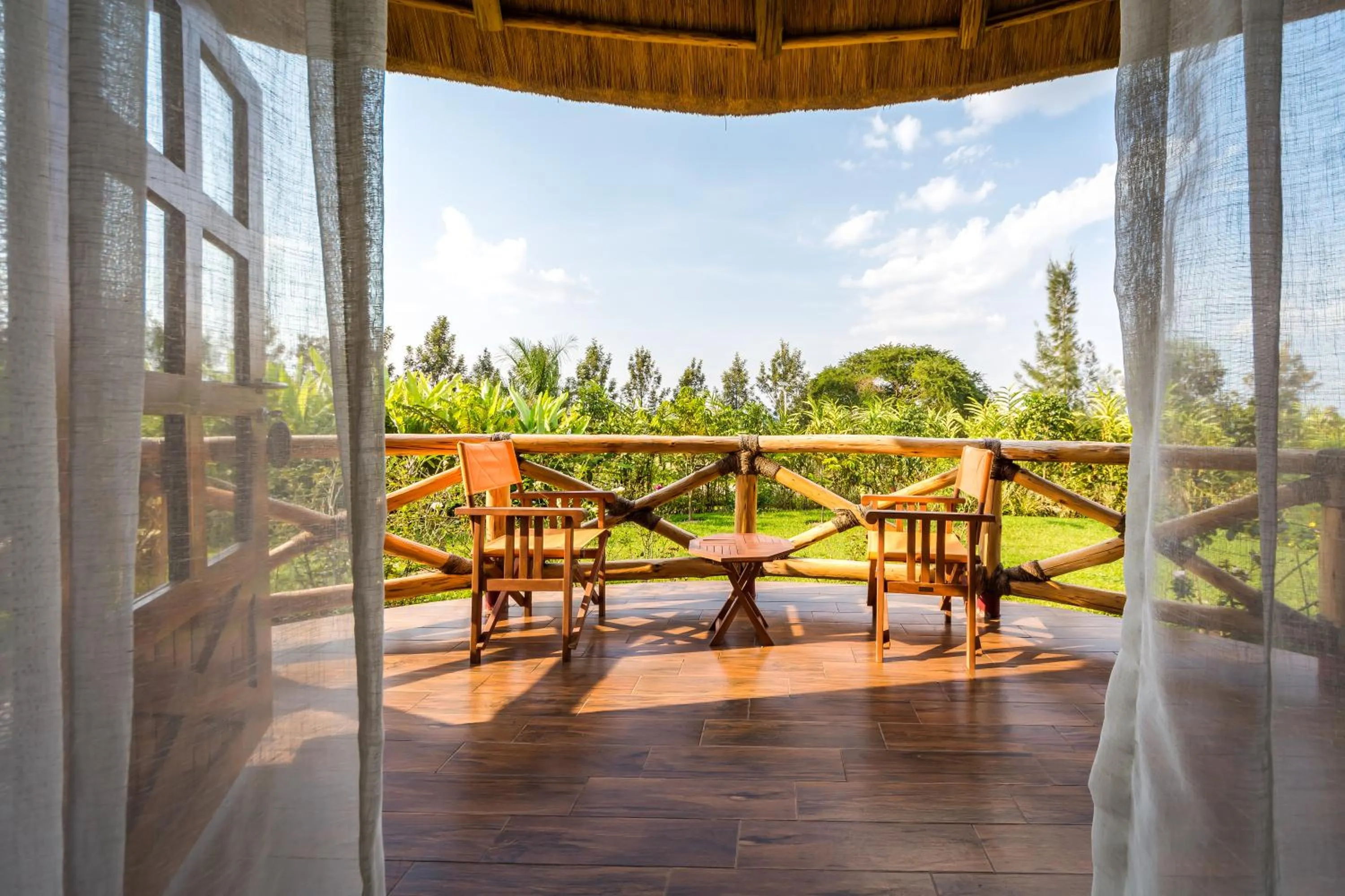Balcony/Terrace in Emburara Farm Lodge