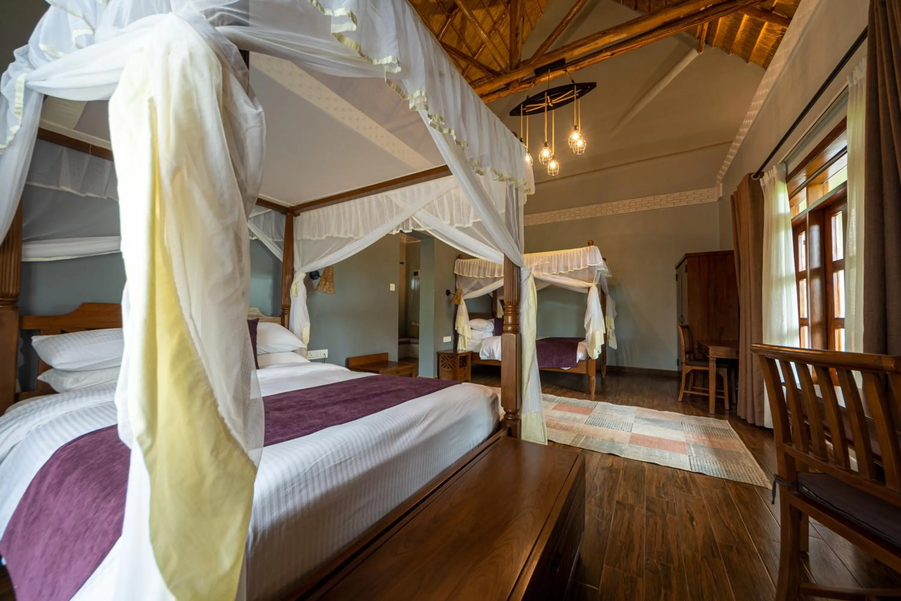 Bed in Emburara Farm Lodge