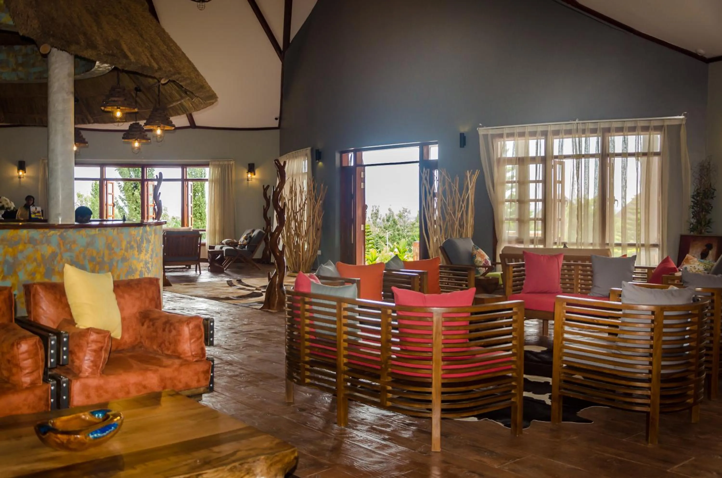 Lobby or reception in Emburara Farm Lodge