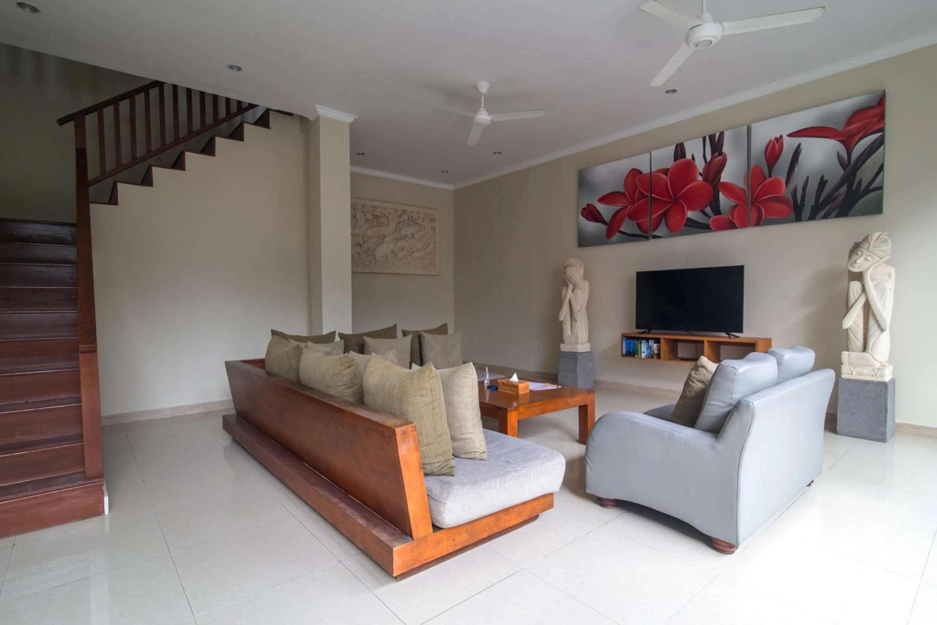 Living room in Villa Verano at Echo Beach Canggu