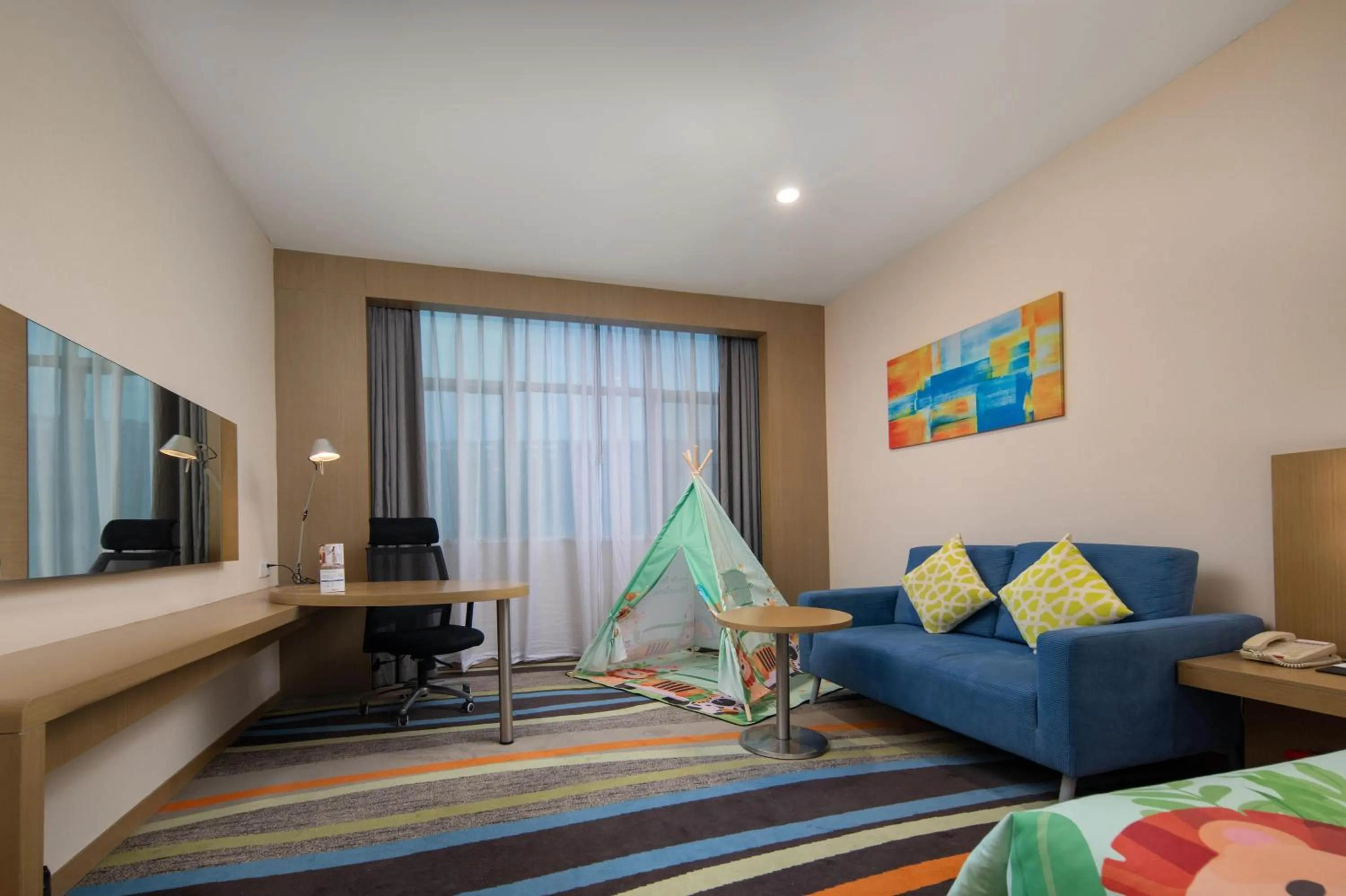 Bedroom in Guangzhou Baiyun Airport Rejoice by Argyle Hotel Rehe Metro Exit B --Free shuttle bus is provided during the 138th Canton Fair