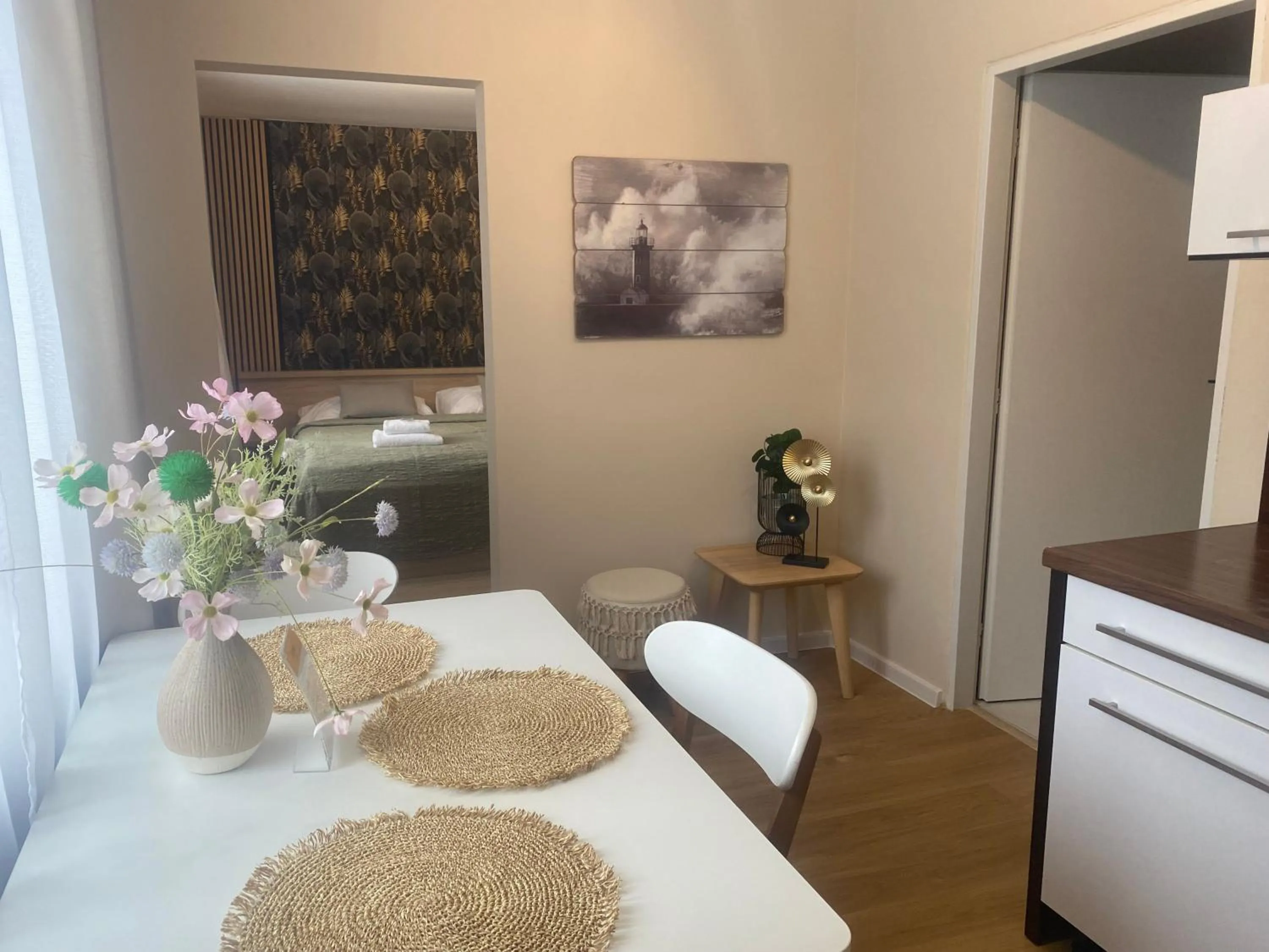 Bed in STING Apartments Havířov