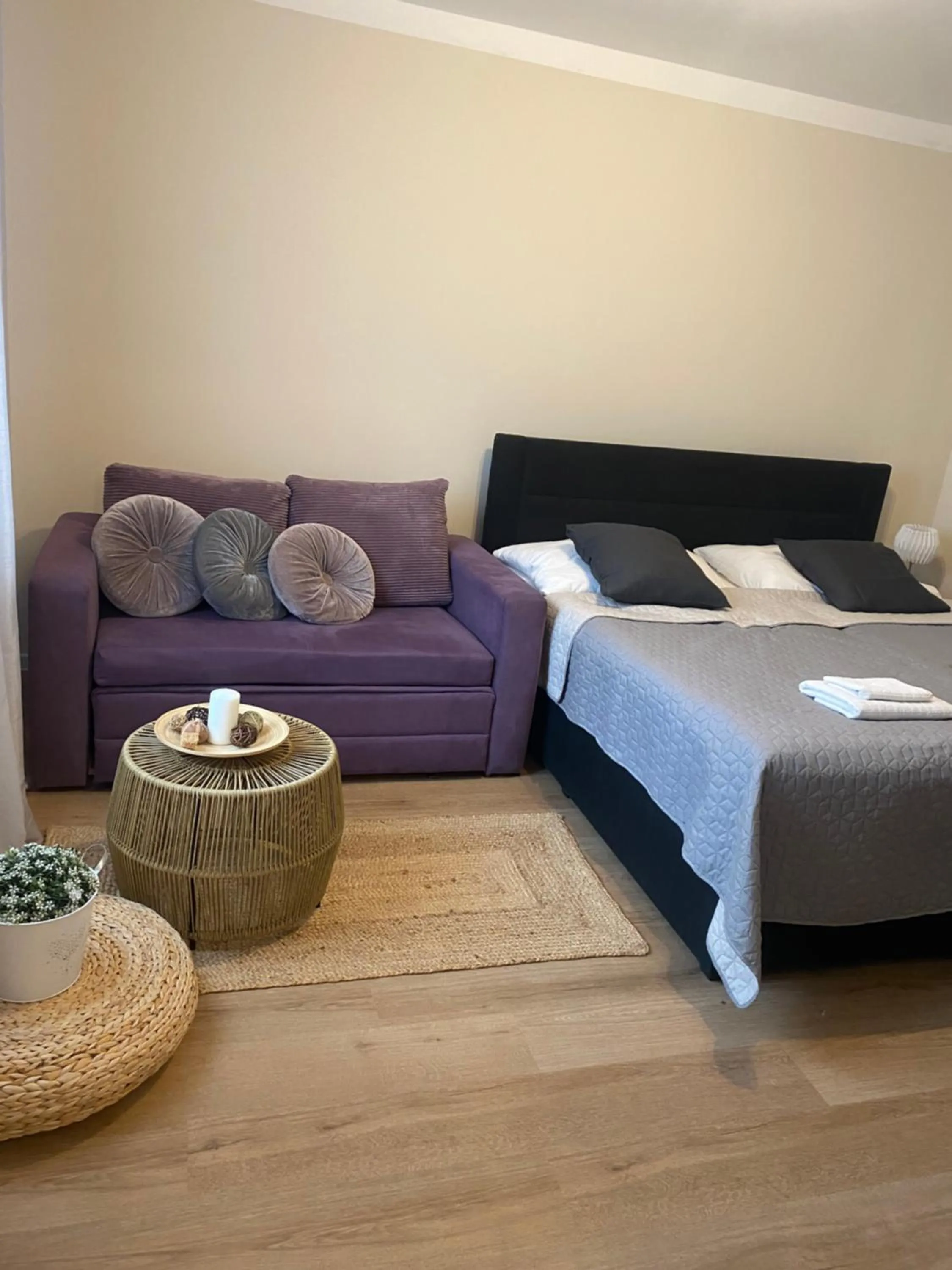 Bed in STING Apartments Havířov