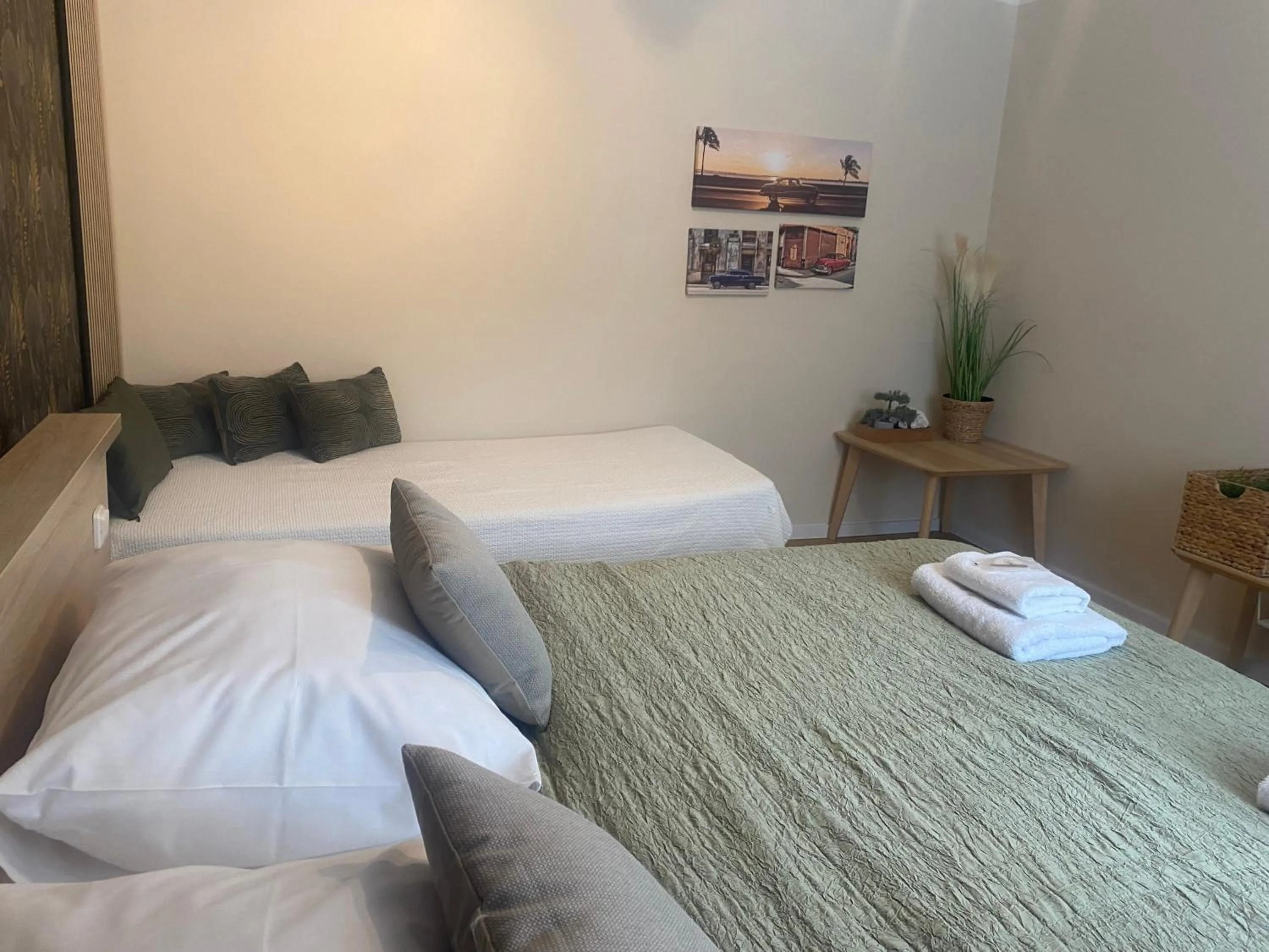 Bed in STING Apartments Havířov