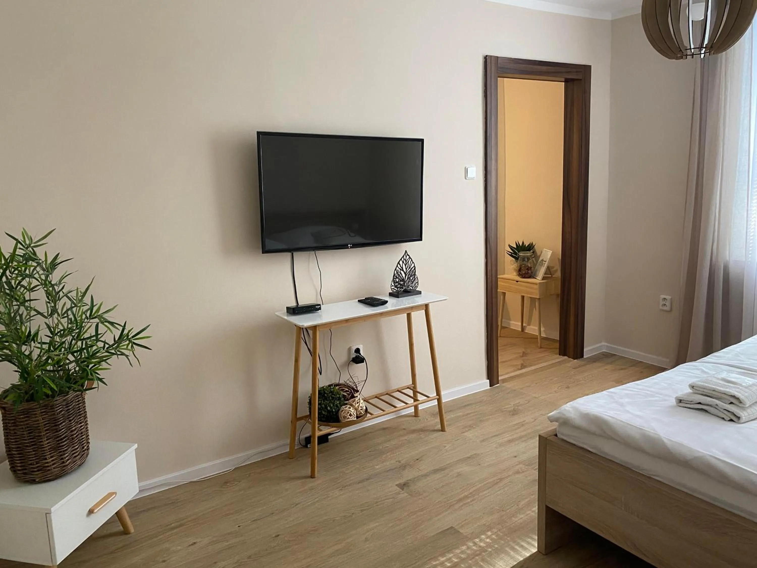 Bed in STING Apartments Havířov