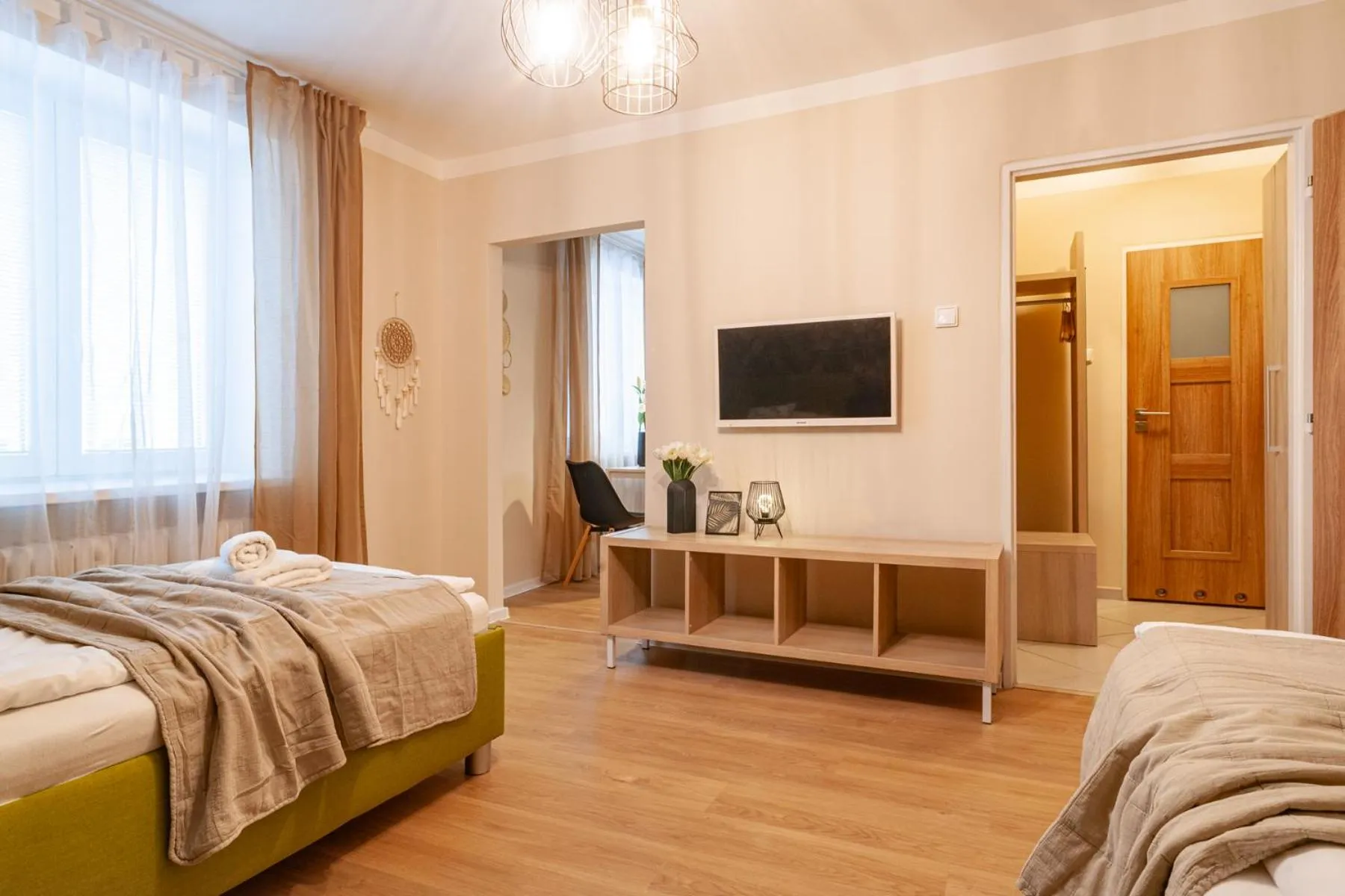 Bed in STING Apartments Havířov