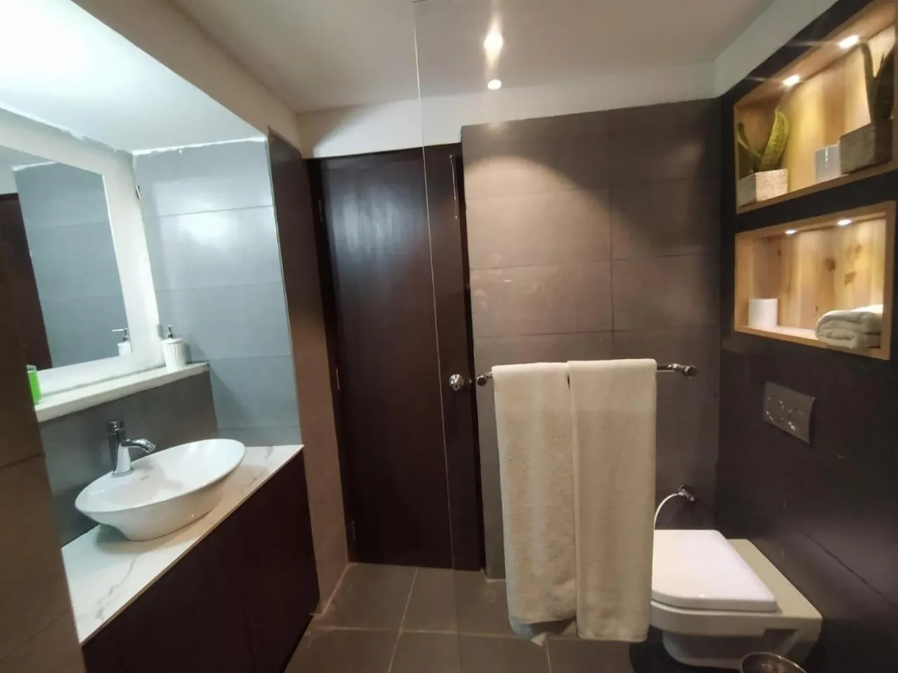 Bathroom in Virohaa Hotel