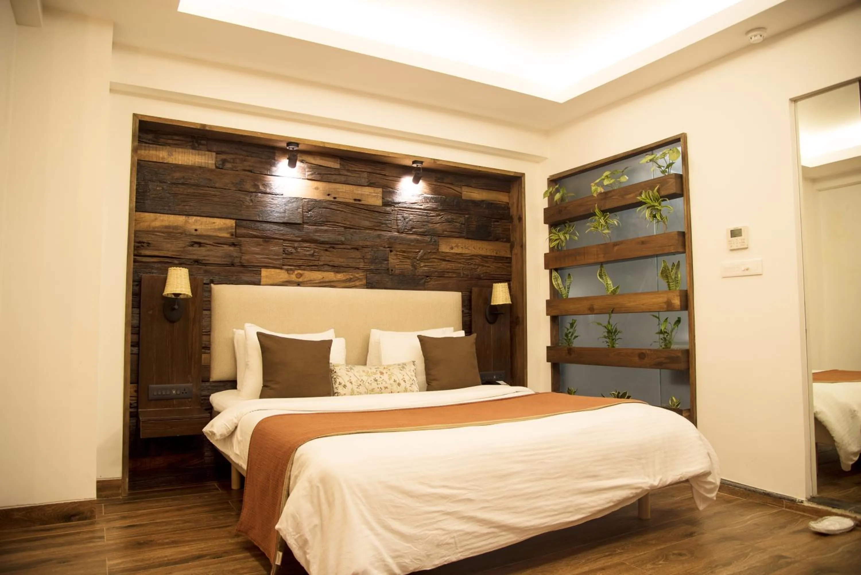 Bed in Virohaa Hotel