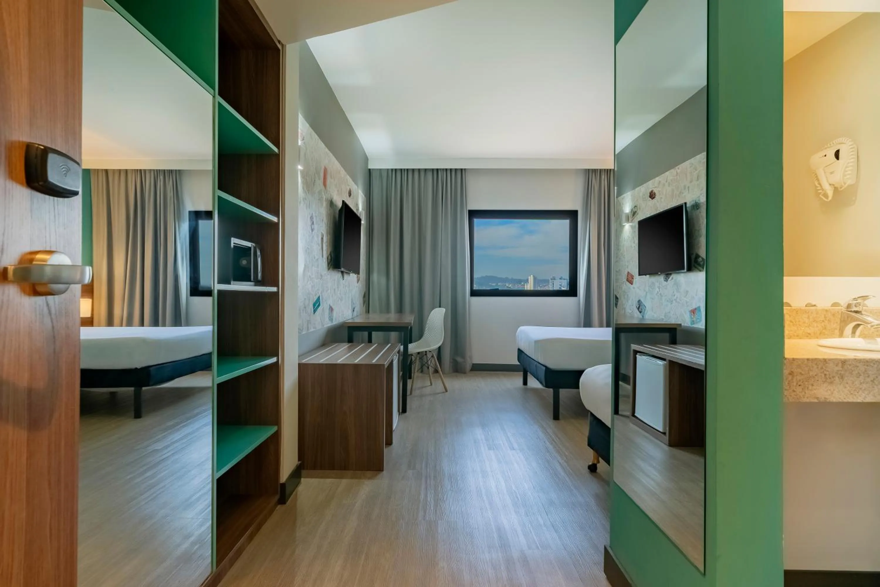 Bedroom, Bed in ibis Styles Sorocaba Santa Rosalia